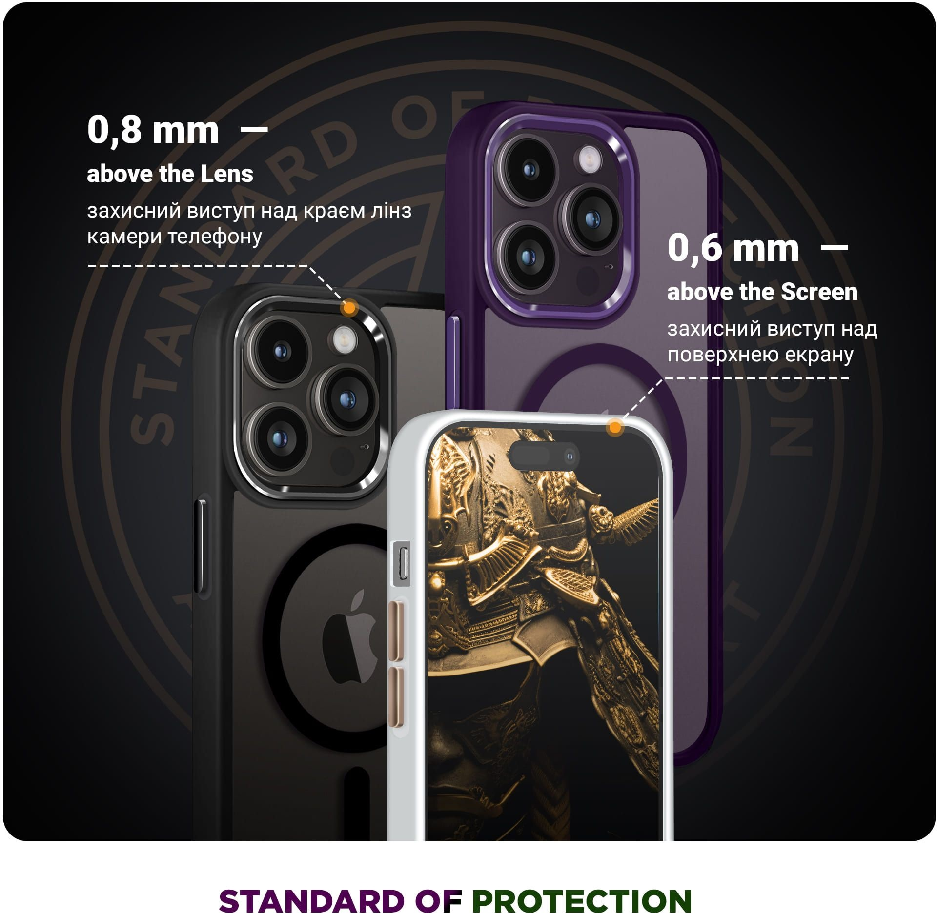 Чехол ArmorStandart Unit MagSafe для Apple iPhone 12 Pro Max Purple (ARM74850) фото 4