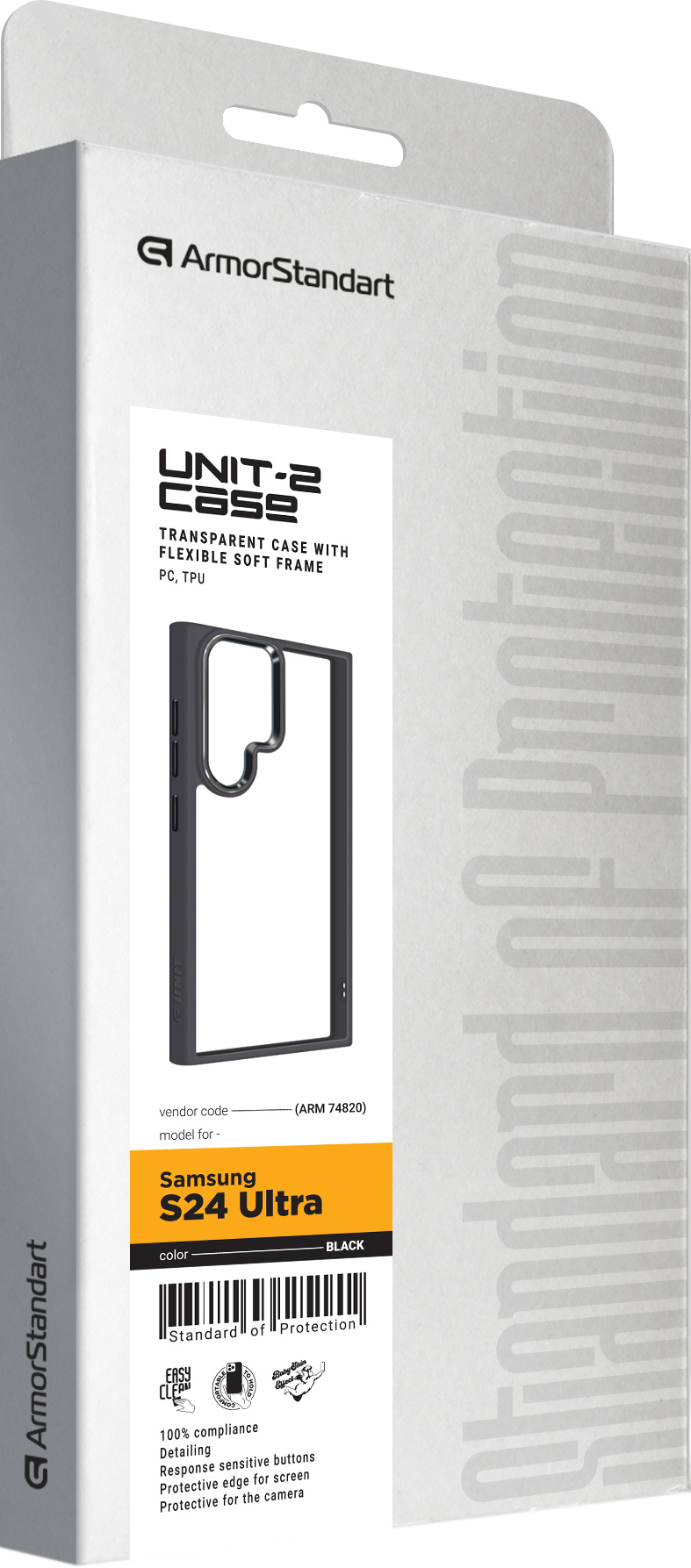 Чохол ArmorStandart UNIT2 для Samsung S24 Ultra Black (ARM74820)фото2