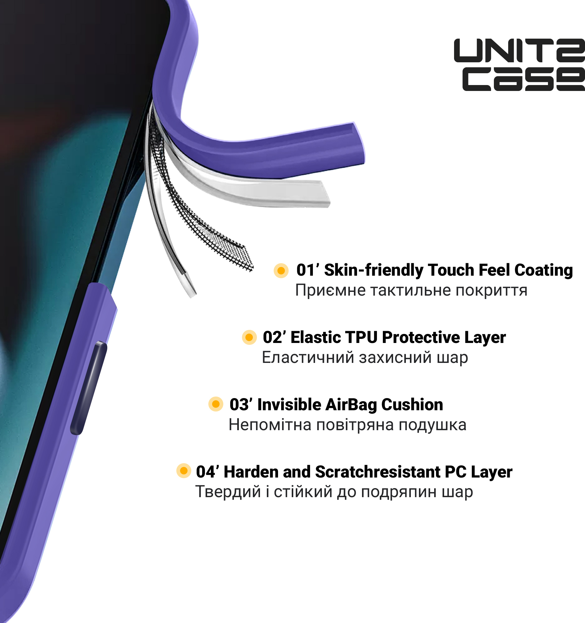 Чехол ArmorStandart UNIT2 для Samsung S24 Ultra Lavender (ARM74825) фото 4