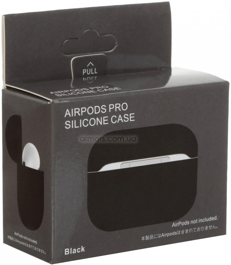 Чохол ArmorStandart Ultrathin Silicone Case для Apple AirPods Pro Black (ARM55920)фото2