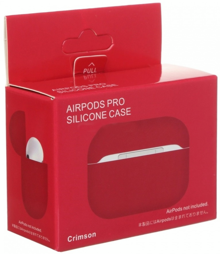 Чехол ArmorStandart Ultrathin Silicone Case для Apple AirPods Pro Crimson (ARM55964) фото 2