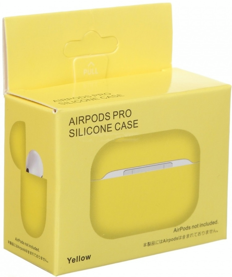 Чехол ArmorStandart Ultrathin Silicone Case для Apple AirPods Pro Yellow (ARM55963) фото 2
