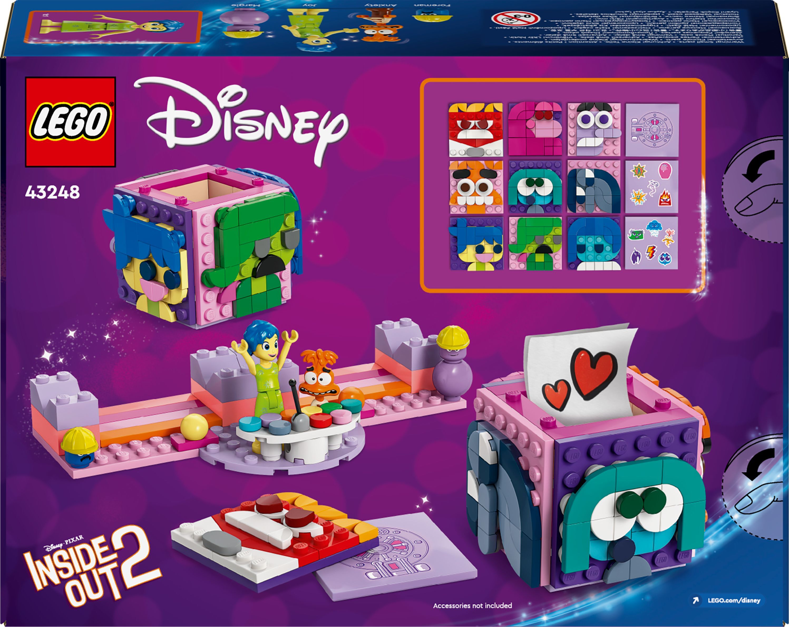 LEGO 43248 Disney Кубики эмоций с Мыслями наизнанку 2 от Pixar фото