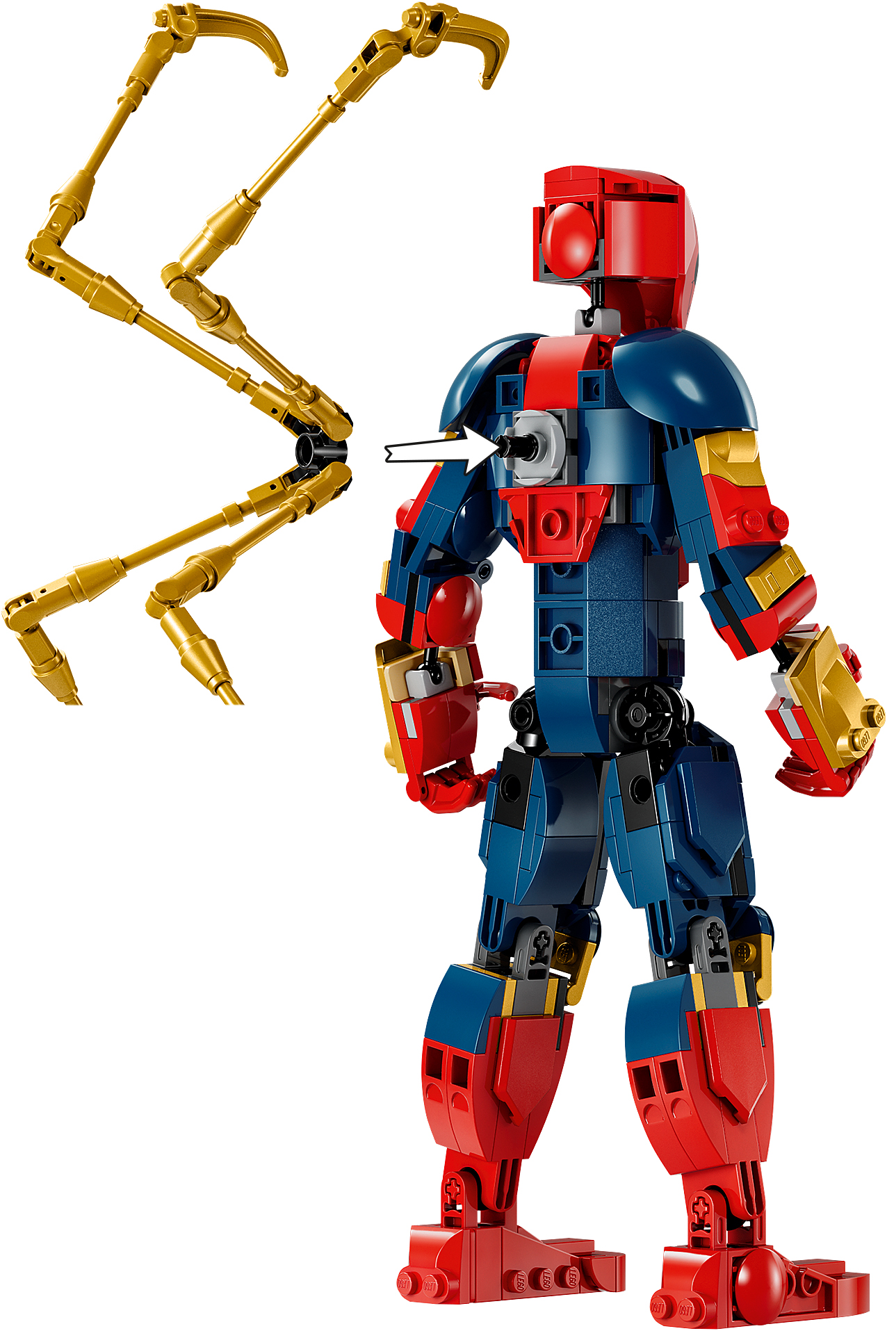 76298 Конструктор LEGO Marvel Фигурка Железный Человек -Павук фото 8