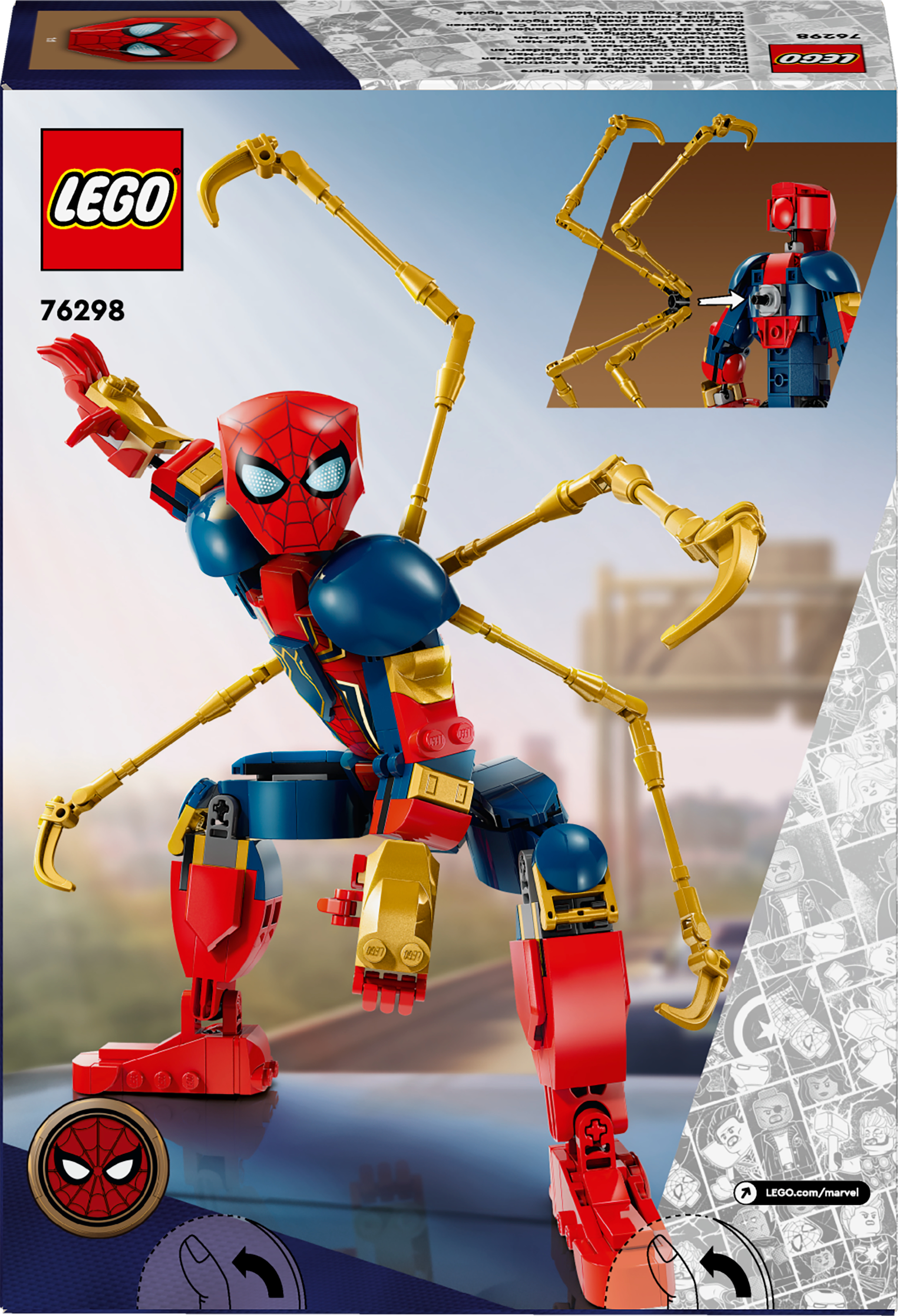 LEGO 76298 Marvel Фігурка Залізна Людина-Павукфото12