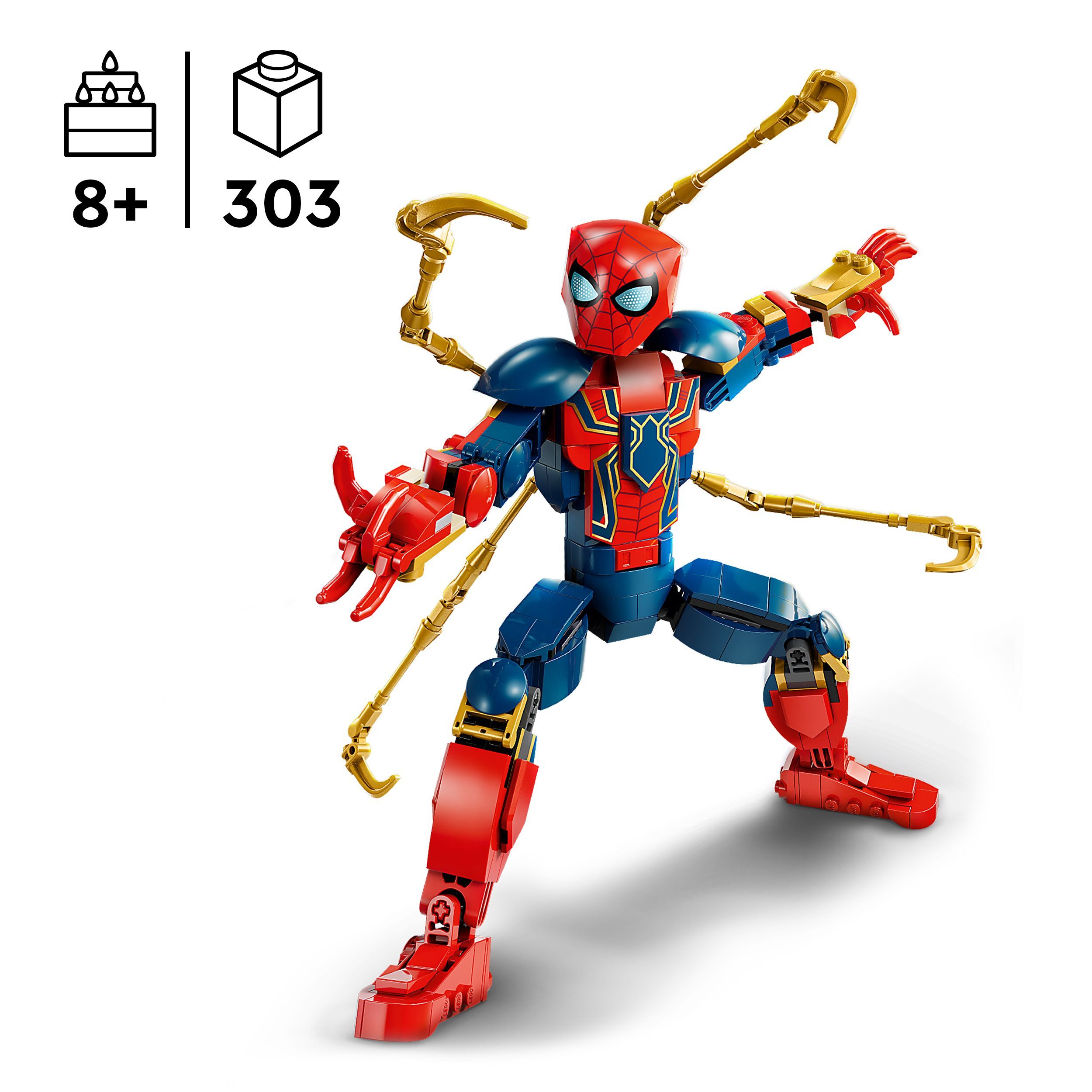 LEGO 76298 Marvel Фігурка Залізна Людина-Павукфото2