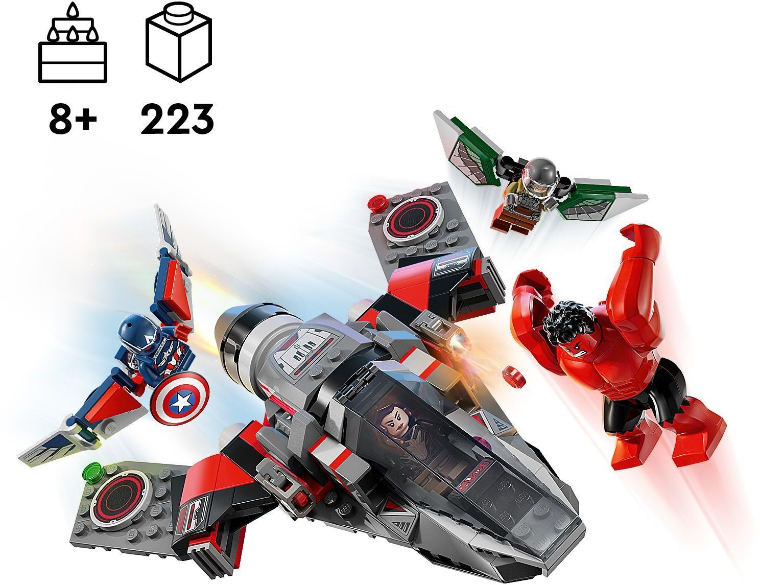 LEGO 76292 Marvel Капітан Америка проти Червоного Халкафото2