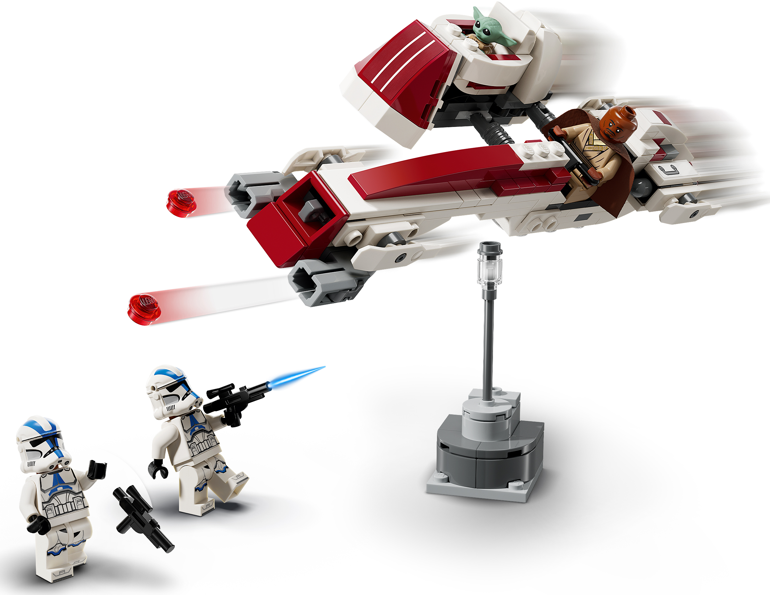 75378 Конструктор LEGO Star Wars Побег на BARC спидере фото 7