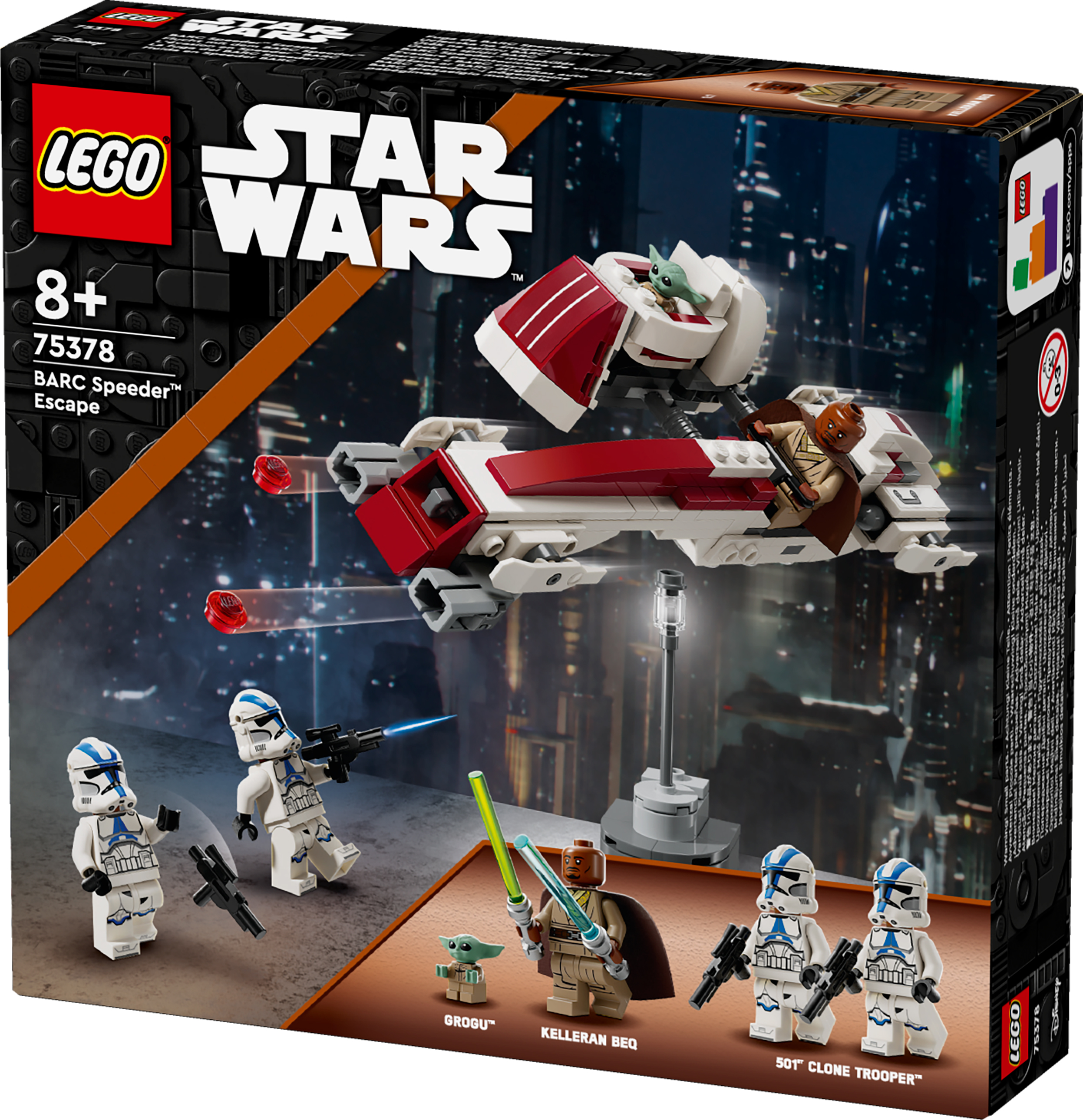 75378 Конструктор LEGO Star Wars Побег на BARC спидере фото 3