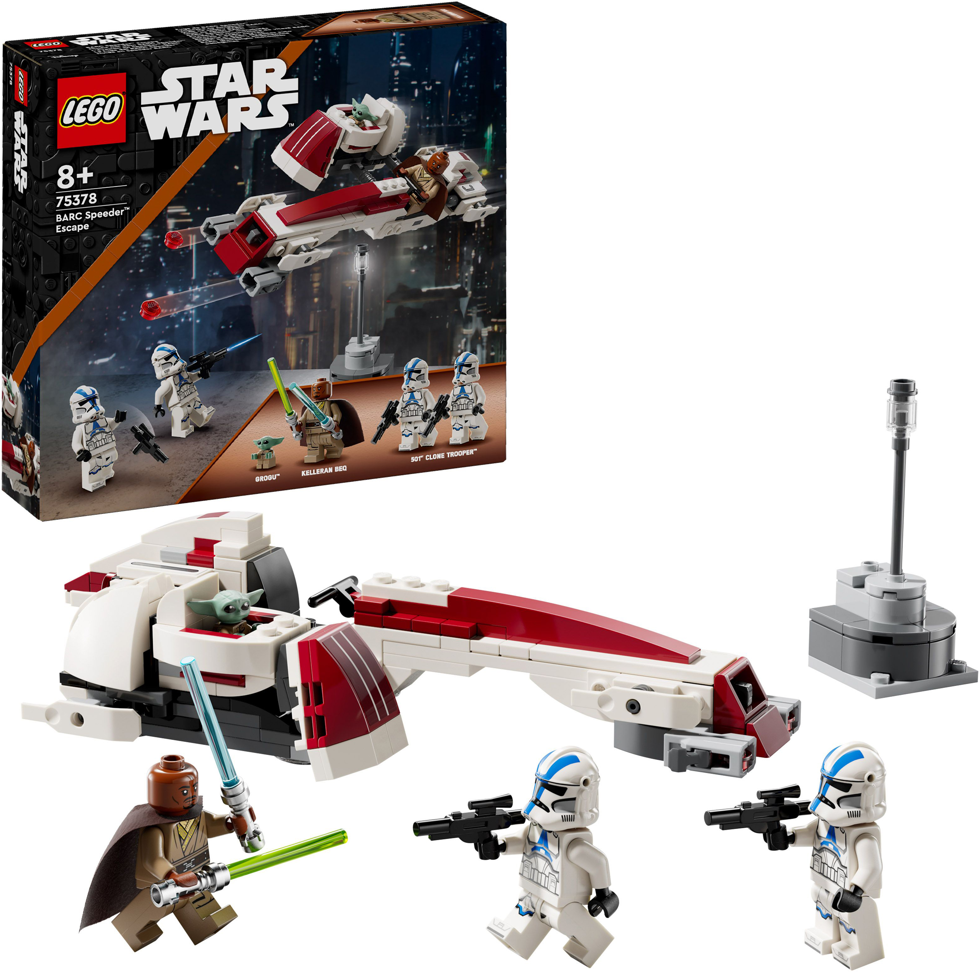 75378 Конструктор LEGO Star Wars Побег на BARC спидере фото 16
