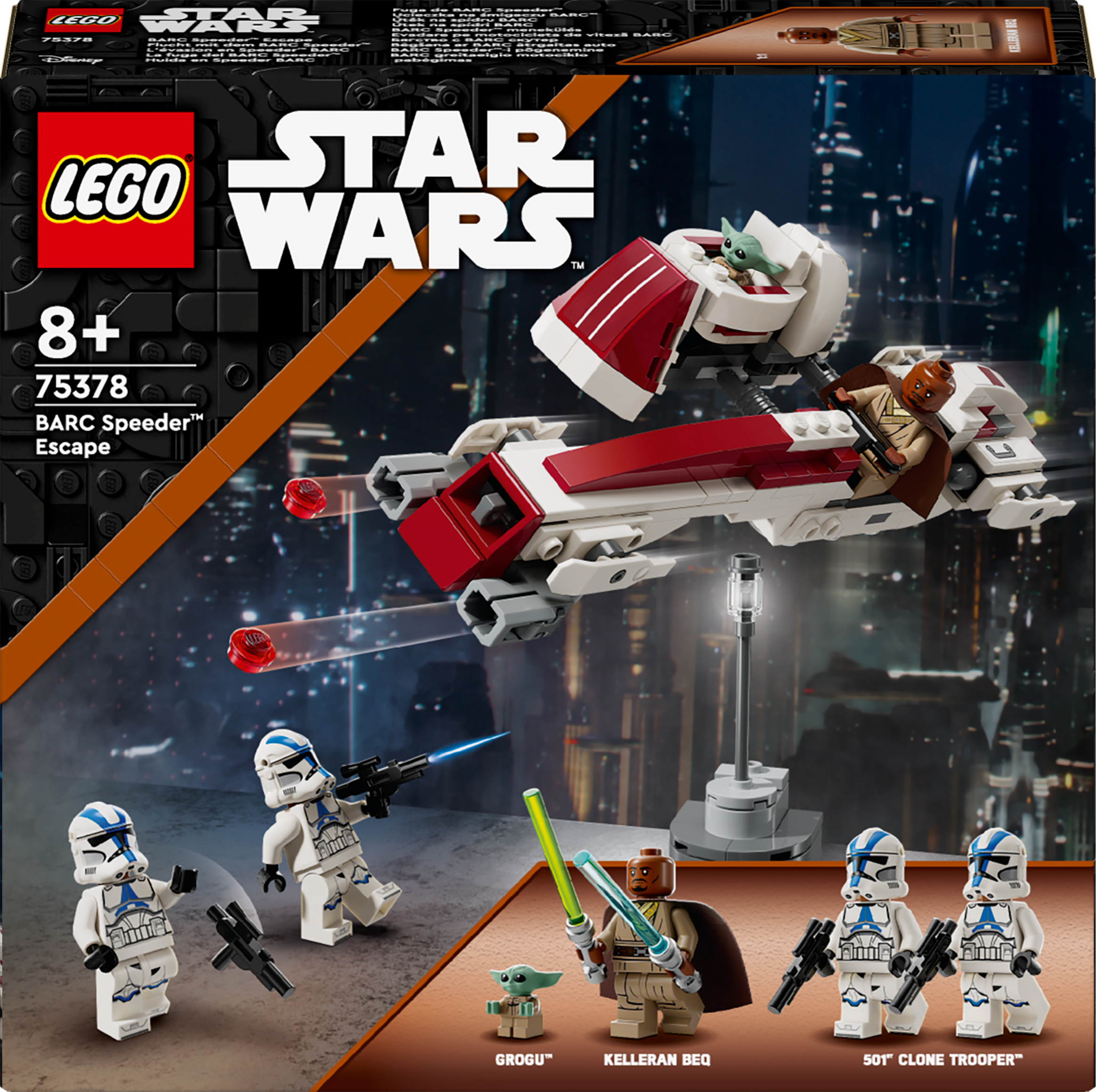 75378 Конструктор LEGO Star Wars Побег на BARC спидере фото 2