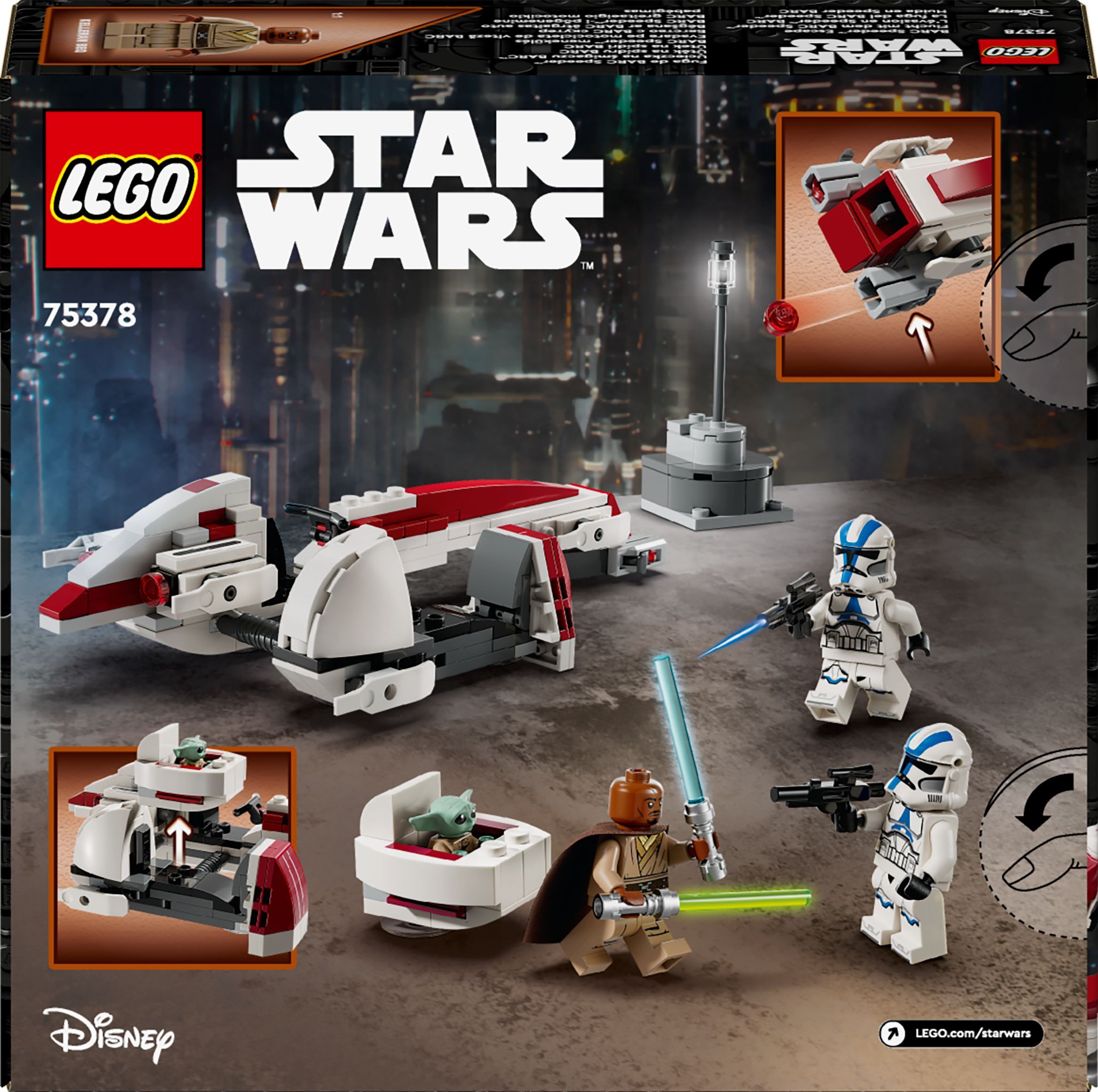 LEGO 75378 Star Wars Побег на BARC спидере фото 19
