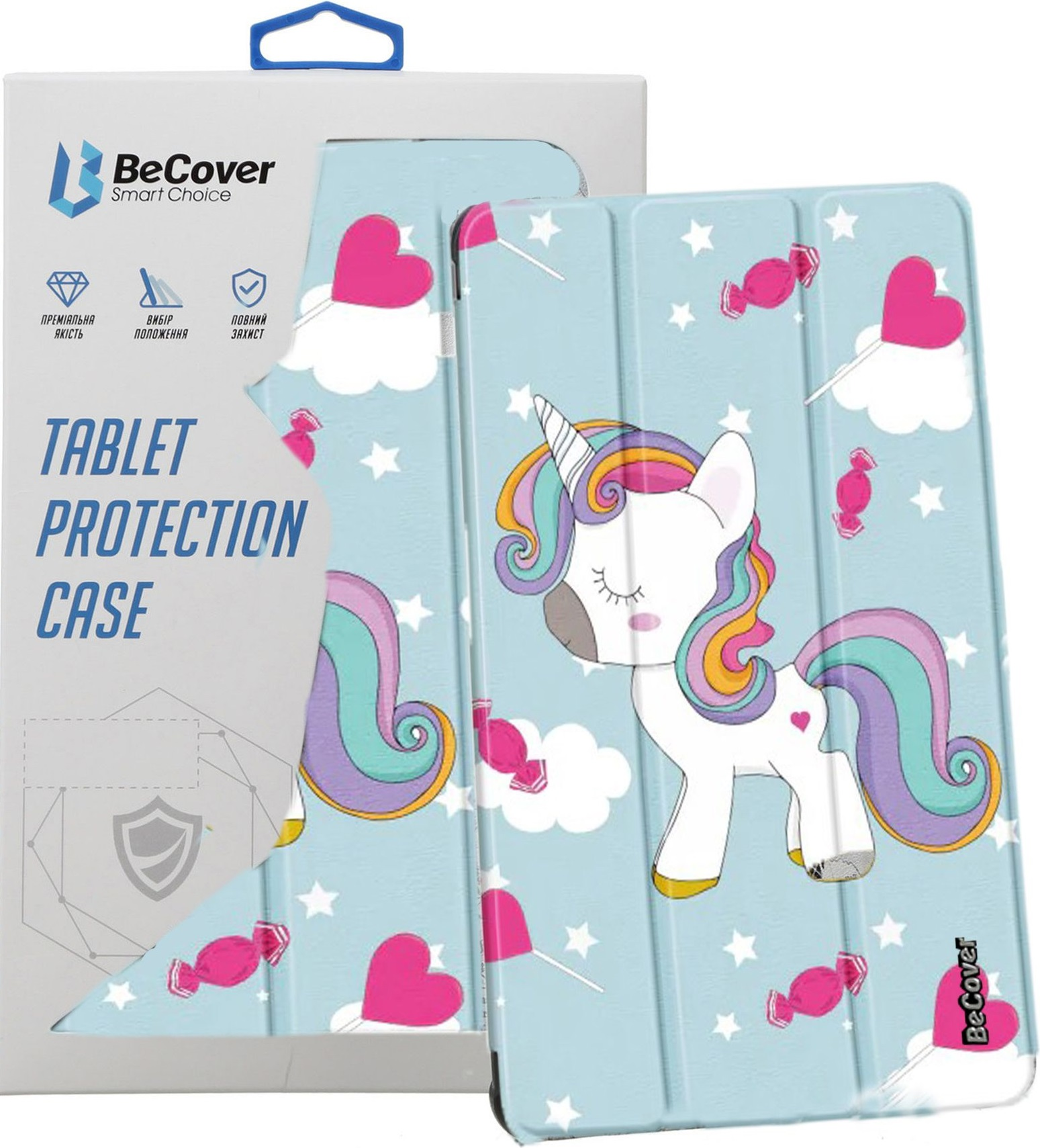 Чохол-книжка BeCover Flexible TPU Mate Samsung Galaxy Tab A9 Plus 11.0" Unicorn (710352)фото3