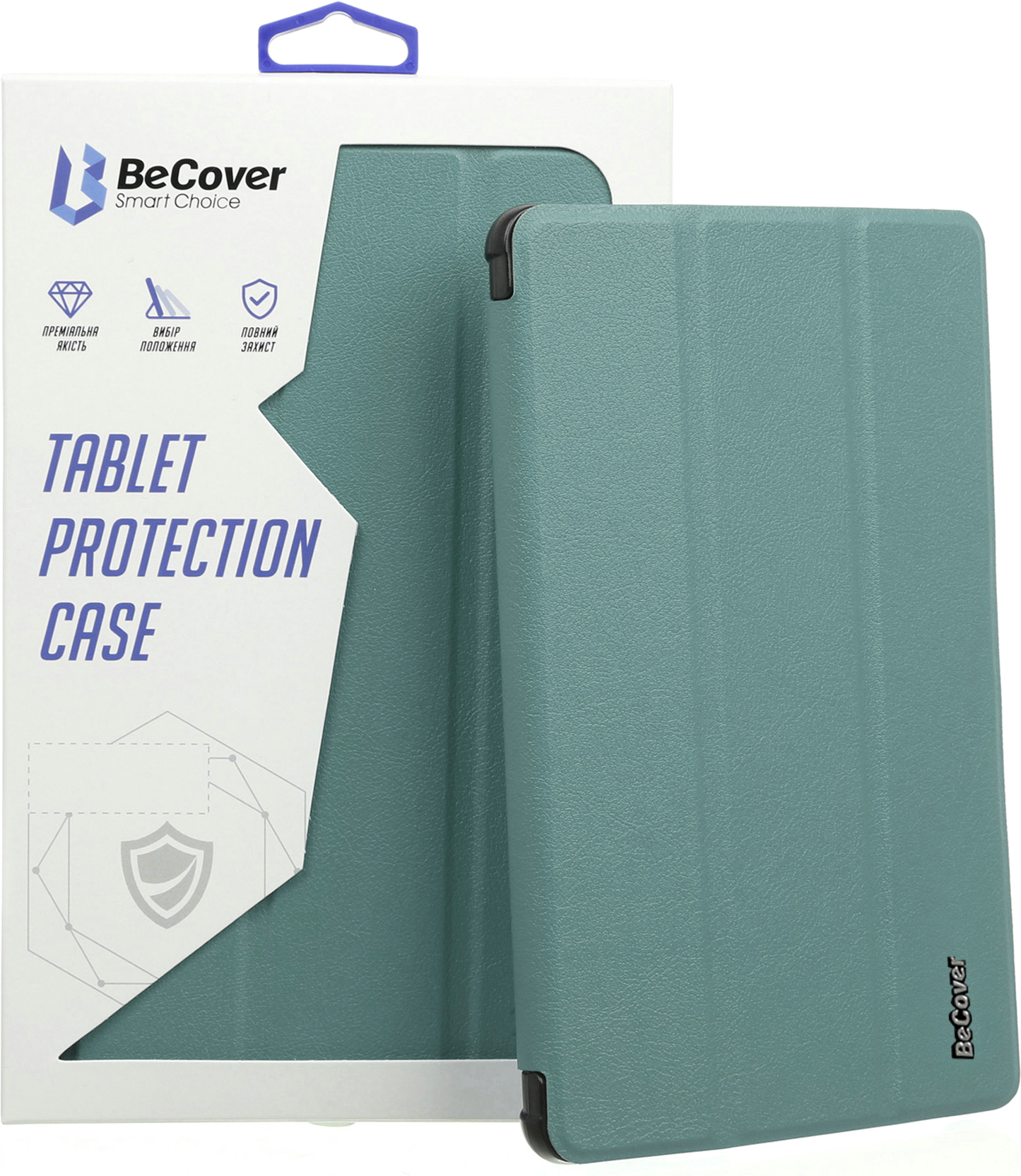 Чехол-книжка BeCover Soft TPU для Apple iPad mini 6 2021 Dark Green (706754) фото 3