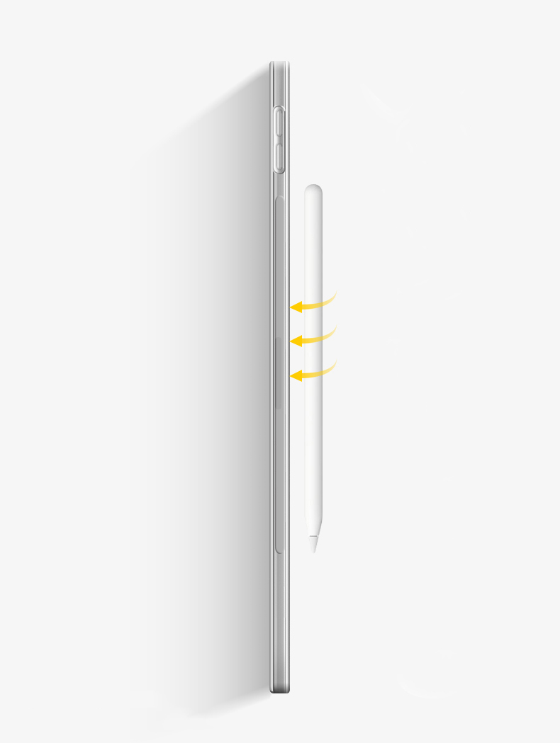 Чехол-книжка BeCover Soft TPU Pencil для Apple iPad mini 6 2021 Gray (706755) фото 4