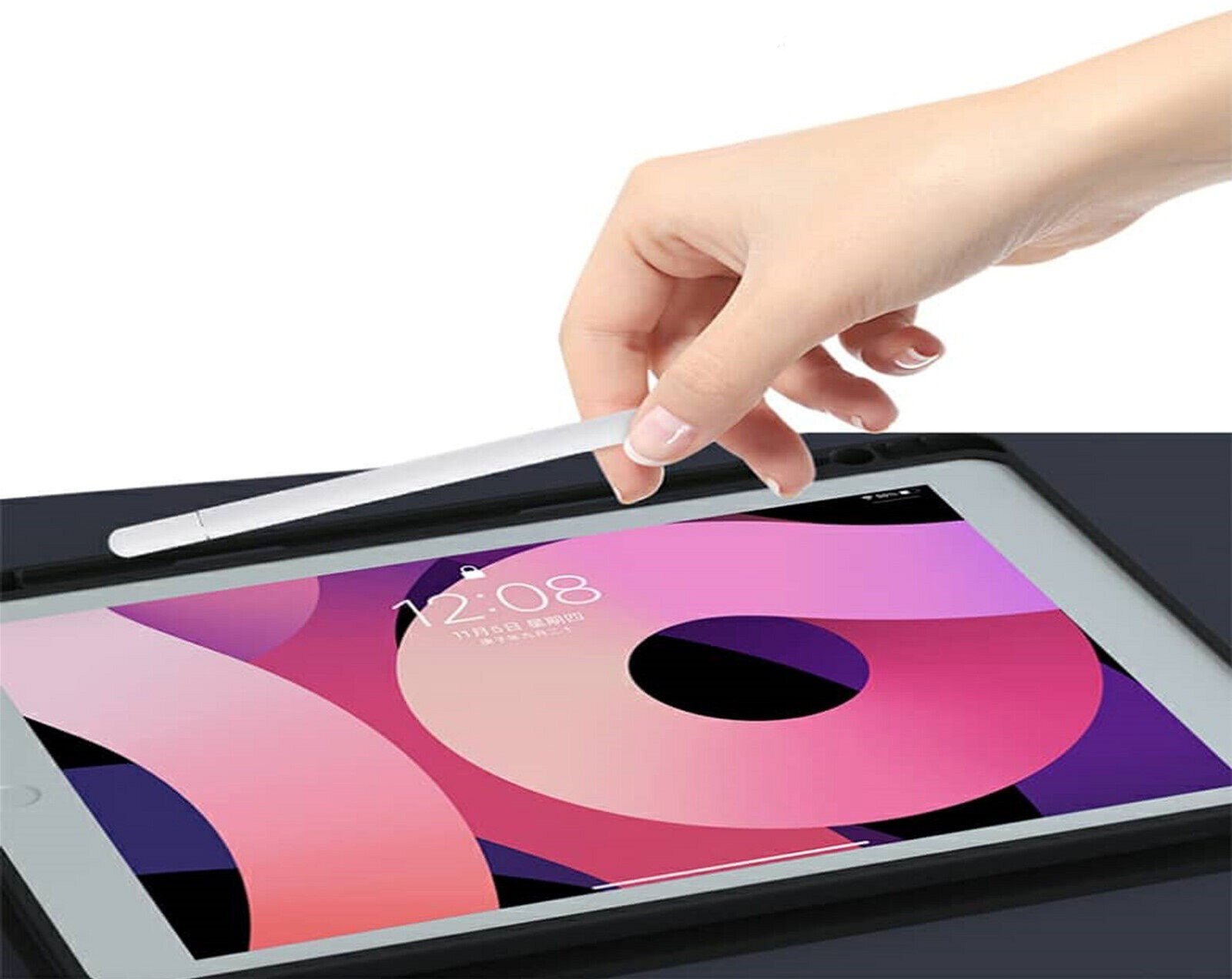 Чехол-книжка BeCover Tri Fold Soft TPU для Apple iPad 10.9" 2022 Pink (708462) фото 6