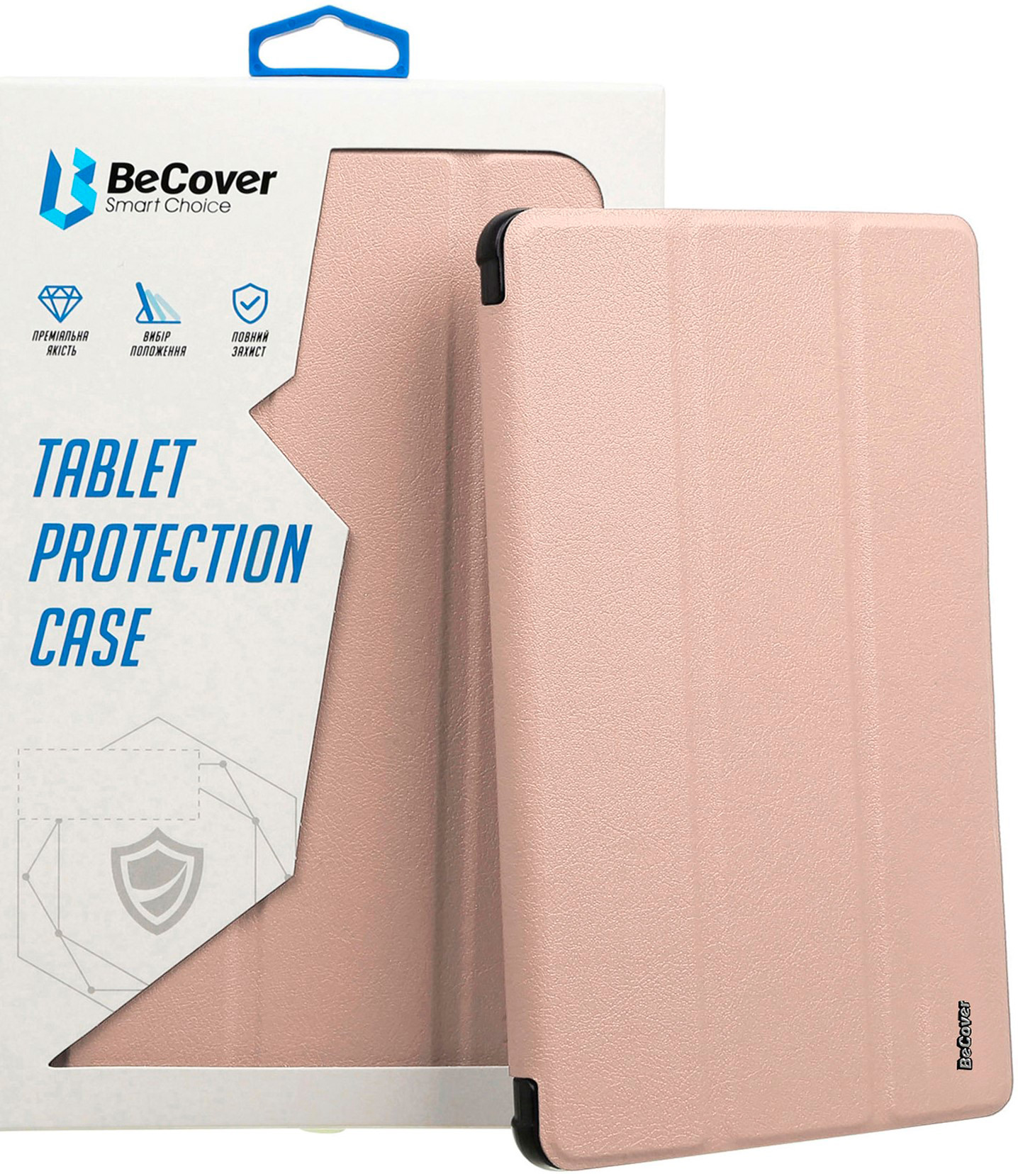 Чехол-книжка BeCover Tri Fold Soft TPU для Apple iPad 10.9" 2022 Pink (708462) фото 4