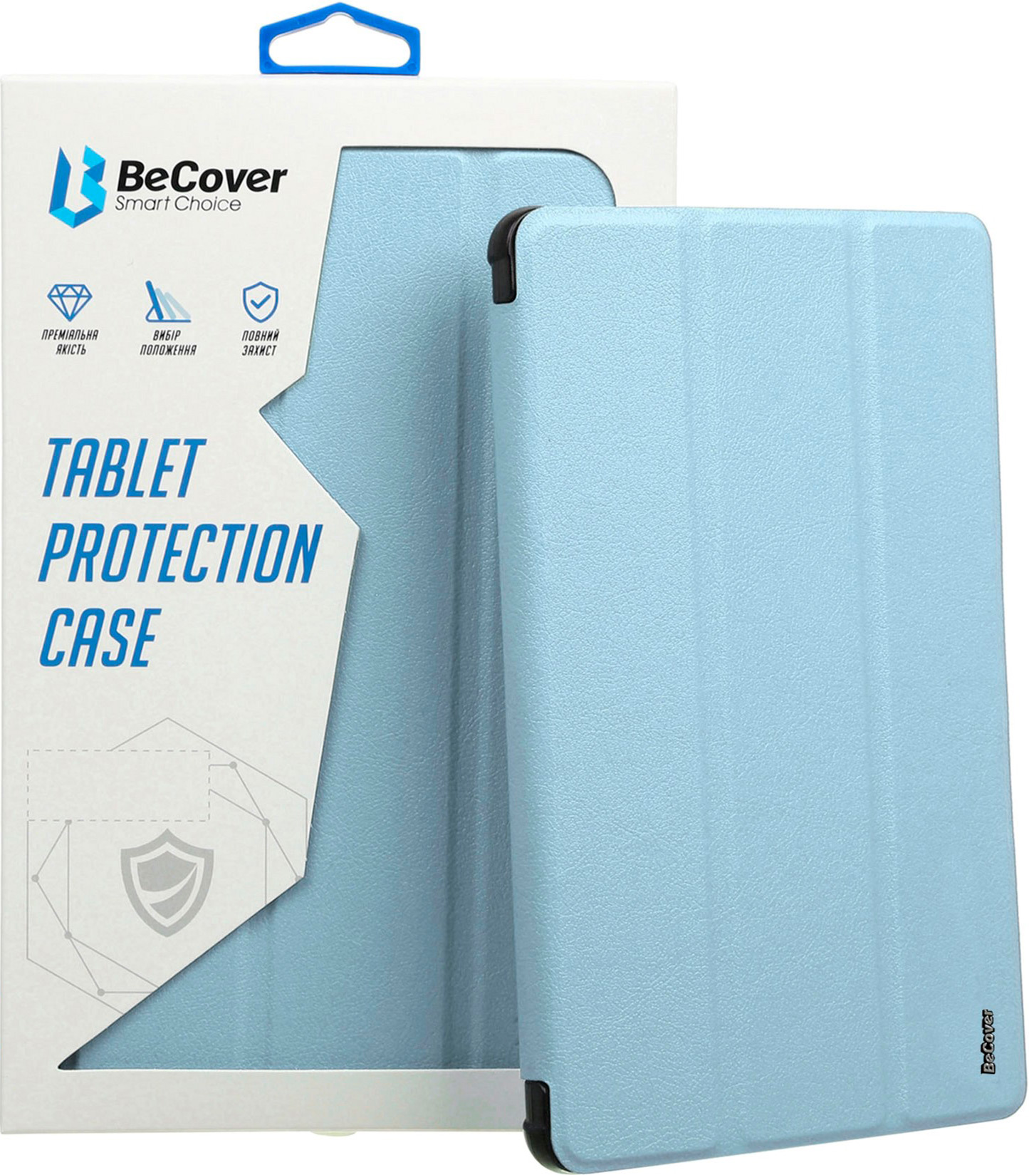 Чохол-книжка BeCover Tri Fold Soft TPU для Apple iPad 10.9" 2022 Light Blue (708464)фото4