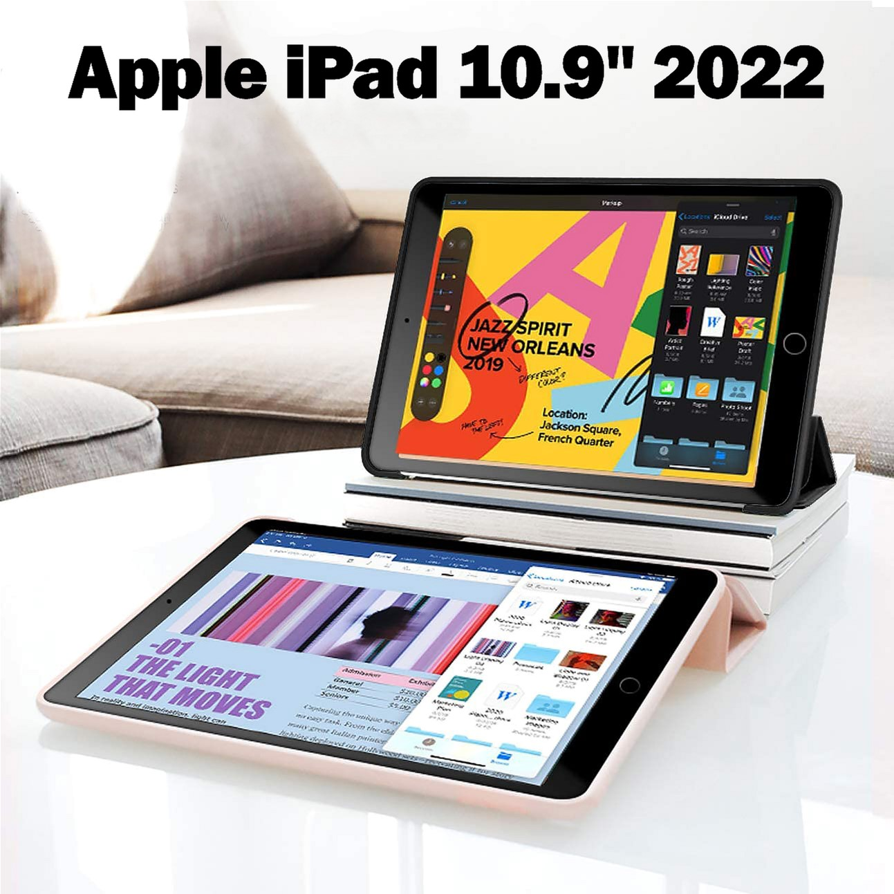 Чехол-книжка BeCover Tri Fold Soft TPU Silicone для Apple iPad 10.9" 2022 Black (708518) фото 6