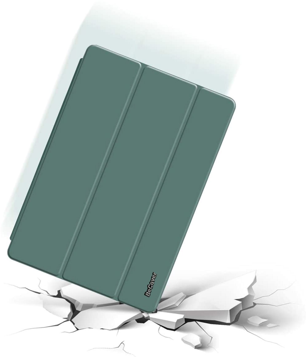 Чехол-книжка BeCover Tri Fold Soft TPU Silicone для Apple iPad 10.9" 2022 Dark Green (708519) фото 3