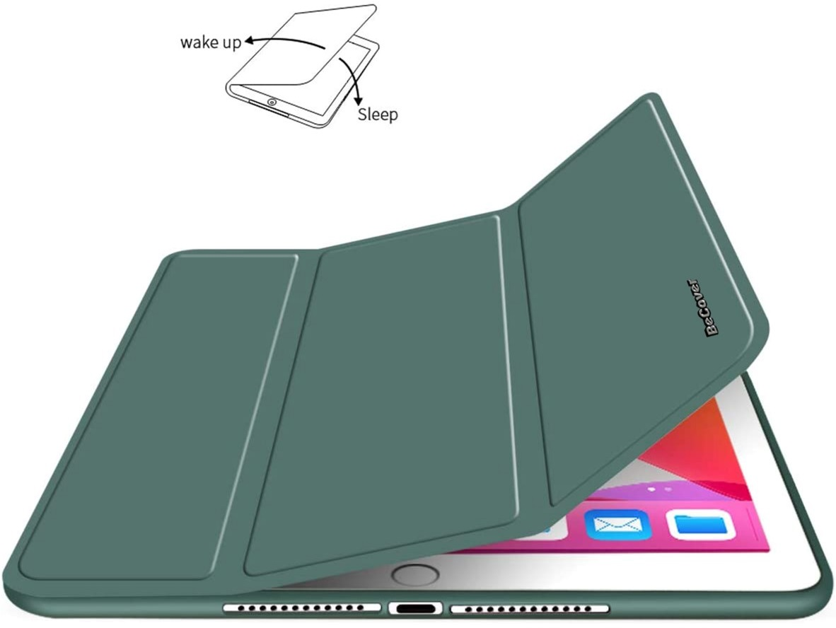 Чохол-книжка BeCover Tri Fold Soft TPU Silicone для Apple iPad 10.9" 2022 Dark Green (708519)фото4