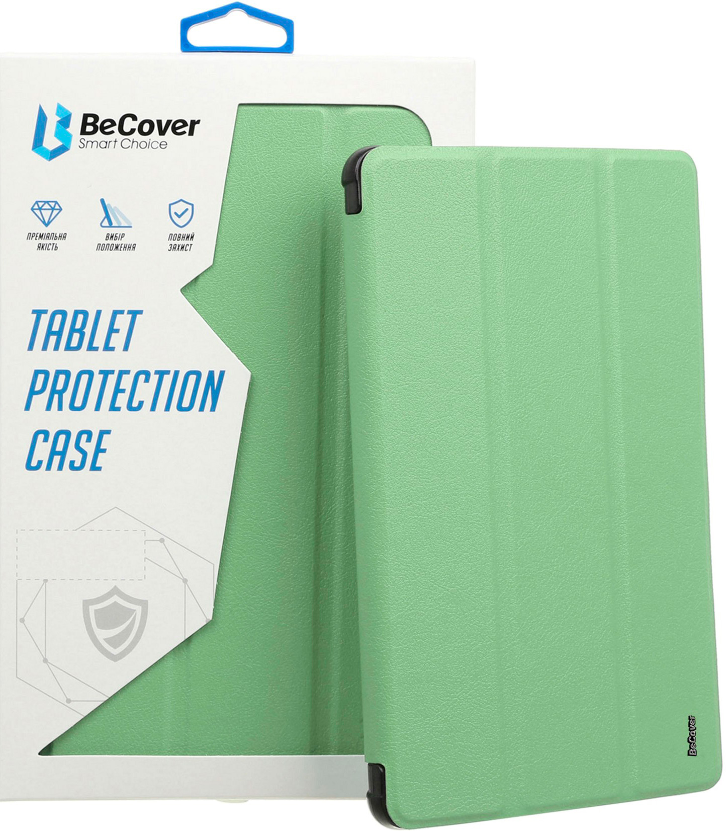 Чехол-книжка BeCover Tri Fold Soft TPU Silicone для Apple iPad 10.9" 2022 Green (708520) фото 2