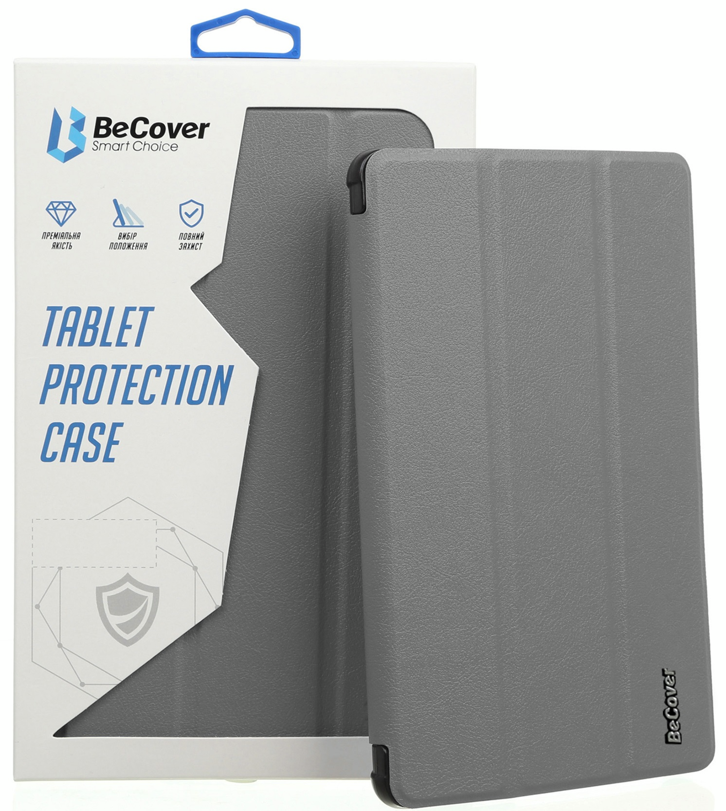 Чохол-книжка BeCover Tri Fold Hard для Apple iPad mini 6 2021 Gray (706855)фото2