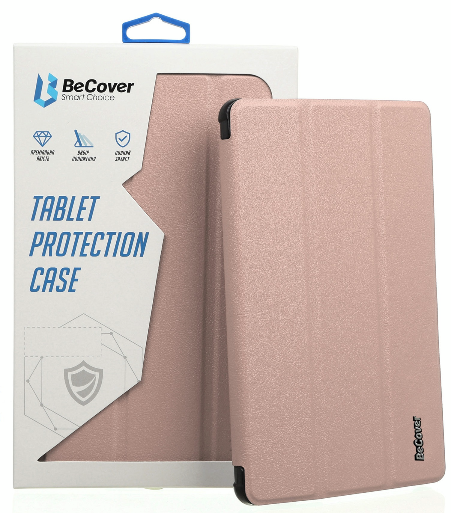 Чехол-книжка BeCover Tri Fold Hard для Apple iPad mini 6 2021 Pink (706857) фото 2