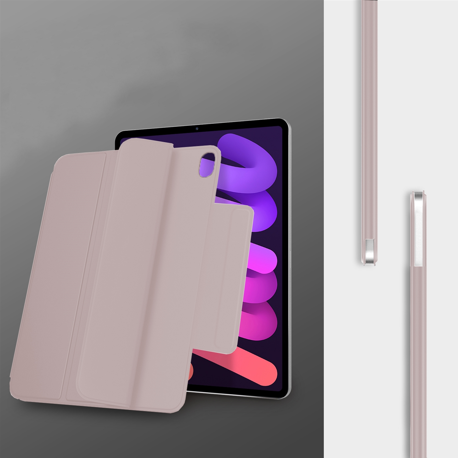 Чехол-книжка BeCover Magnetic Buckle для Apple iPad mini 6 2021 Pink (706829) фото 4