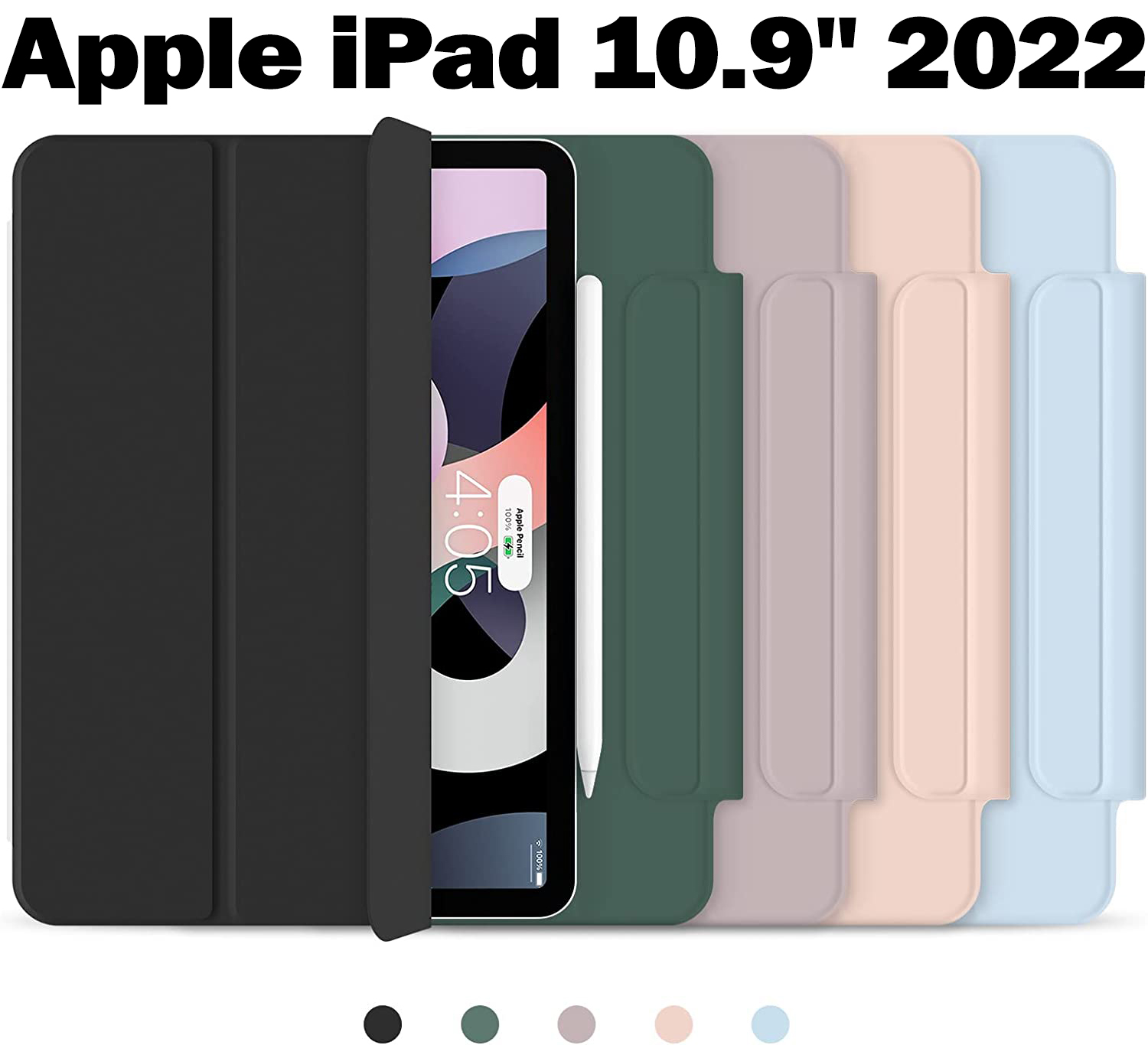 Чохол-книжка BeCover Magnetic для Apple iPad 10.9" 2022 Dark Green (708533)фото4