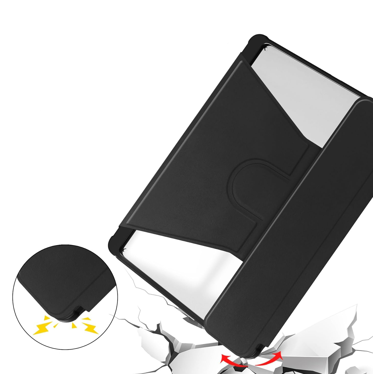 Чехол BeCover 360 Rotatable для Samsung Galaxy Tab A9 Plus 11.0" Black (710335) фото 4