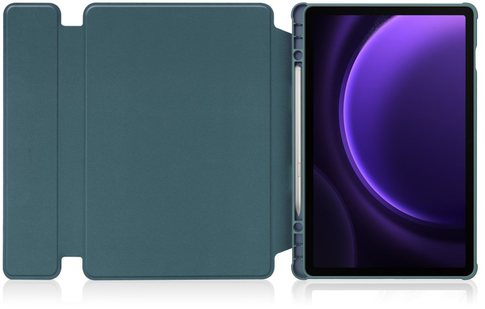 Чехол BeCover 360 Rotatable для Samsung Galaxy Tab S9/S9 FE 11.0" Dark Green (710434) фото 3