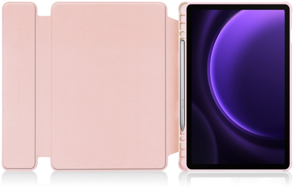 Чехол BeCover 360 Rotatable для Samsung Galaxy Tab S9/S9 FE 11.0" Pink (710436) фото 3