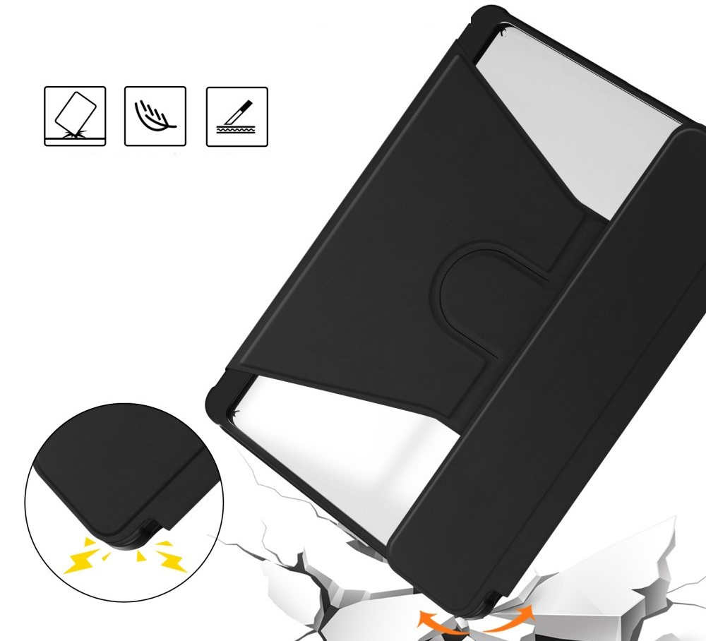 Чехол BeCover 360 Rotatable для Samsung Galaxy Tab S9 Plus/S9 FE Plus 12.4" Black (710398) фото 3
