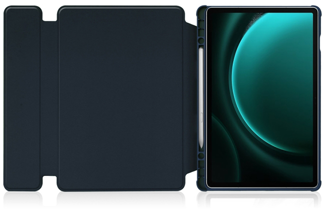 Чехол BeCover 360 Rotatable для Samsung Galaxy Tab S9 Plus/S9 FE Plus 12.4" Deep Blue (710399) фото 3