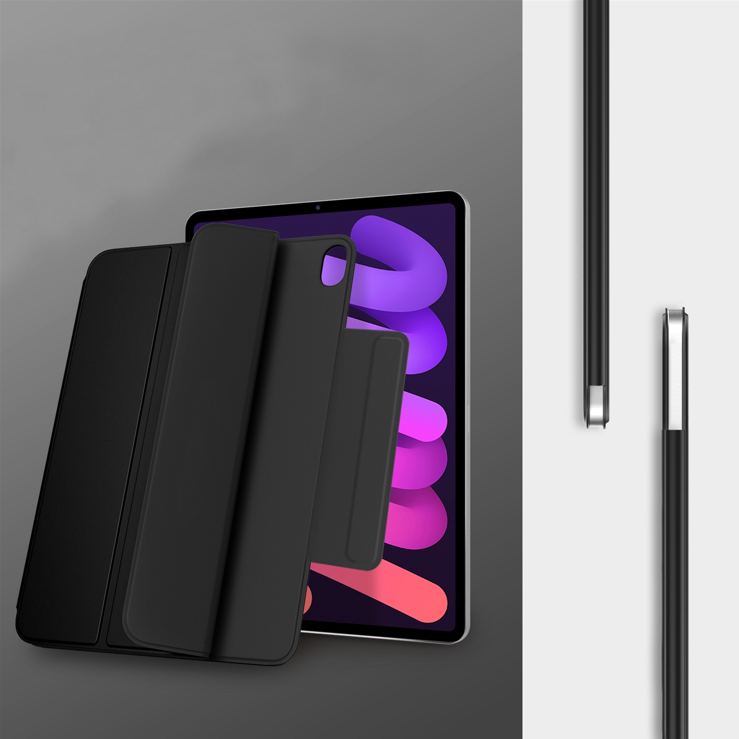 Чехол-книжка BeCover Magnetic Buckle для Apple iPad mini 6 2021 Black (706824) фото 4