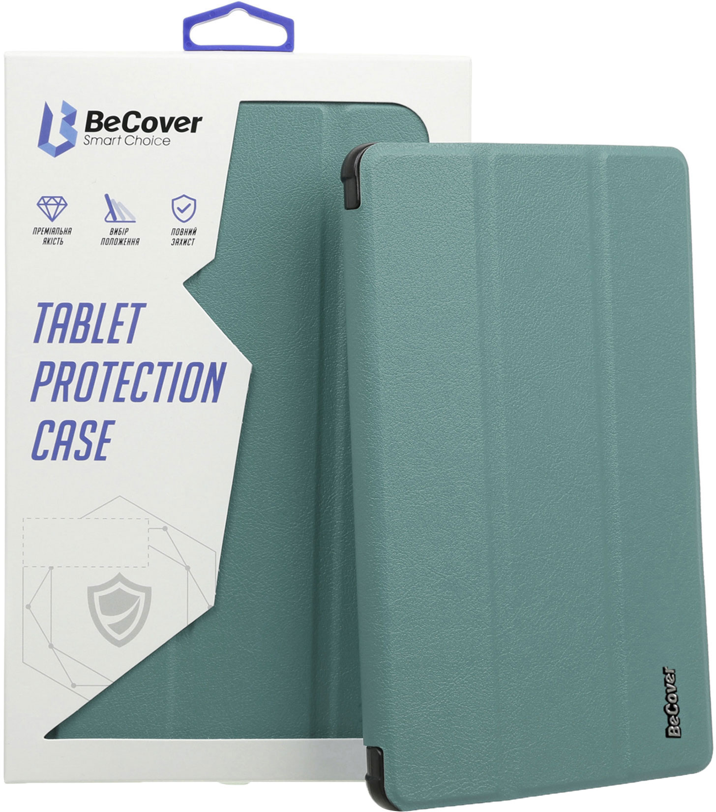 Чохол-книжка BeCover Magnetic Buckle для Apple iPad mini 6 2021 Dark Green (706826)фото2
