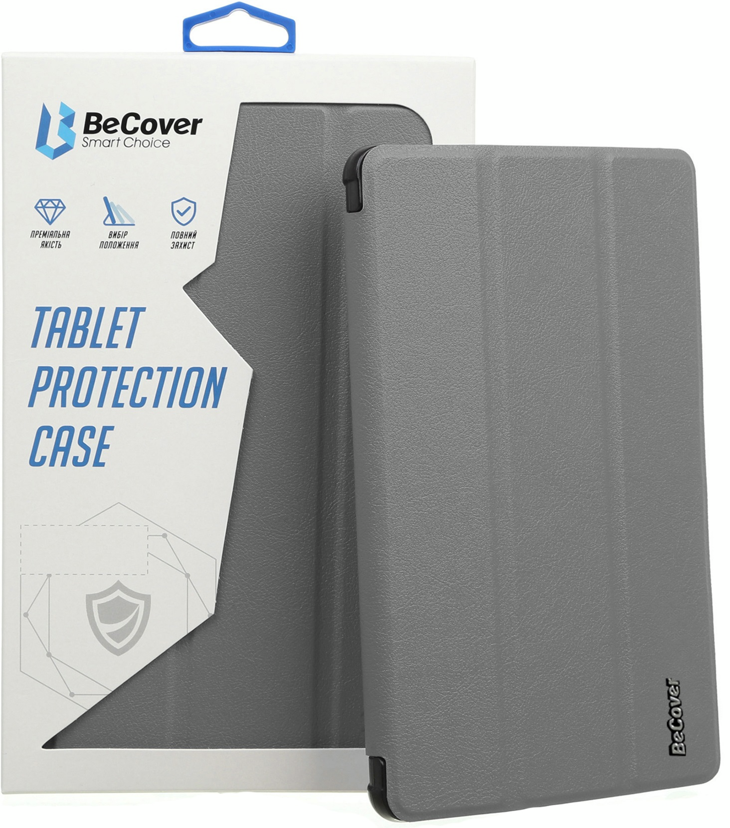 Чехол-книжка BeCover Smart Case для Apple iPad 10.9" 2022 Gray (709192) фото 4