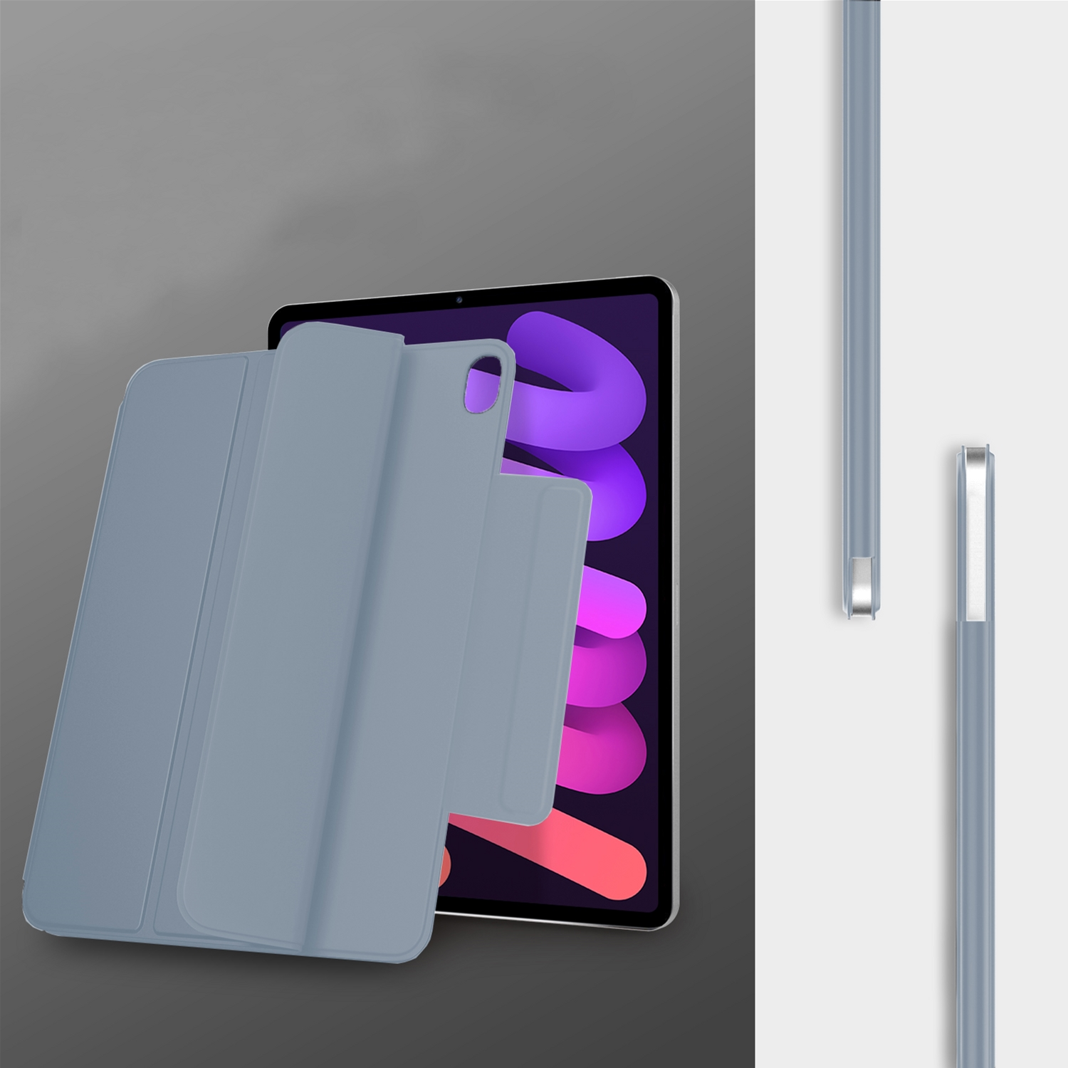 Чехол-книжка BeCover Magnetic Buckle для Apple iPad mini 6 2021 Light Blue (706828) фото 4