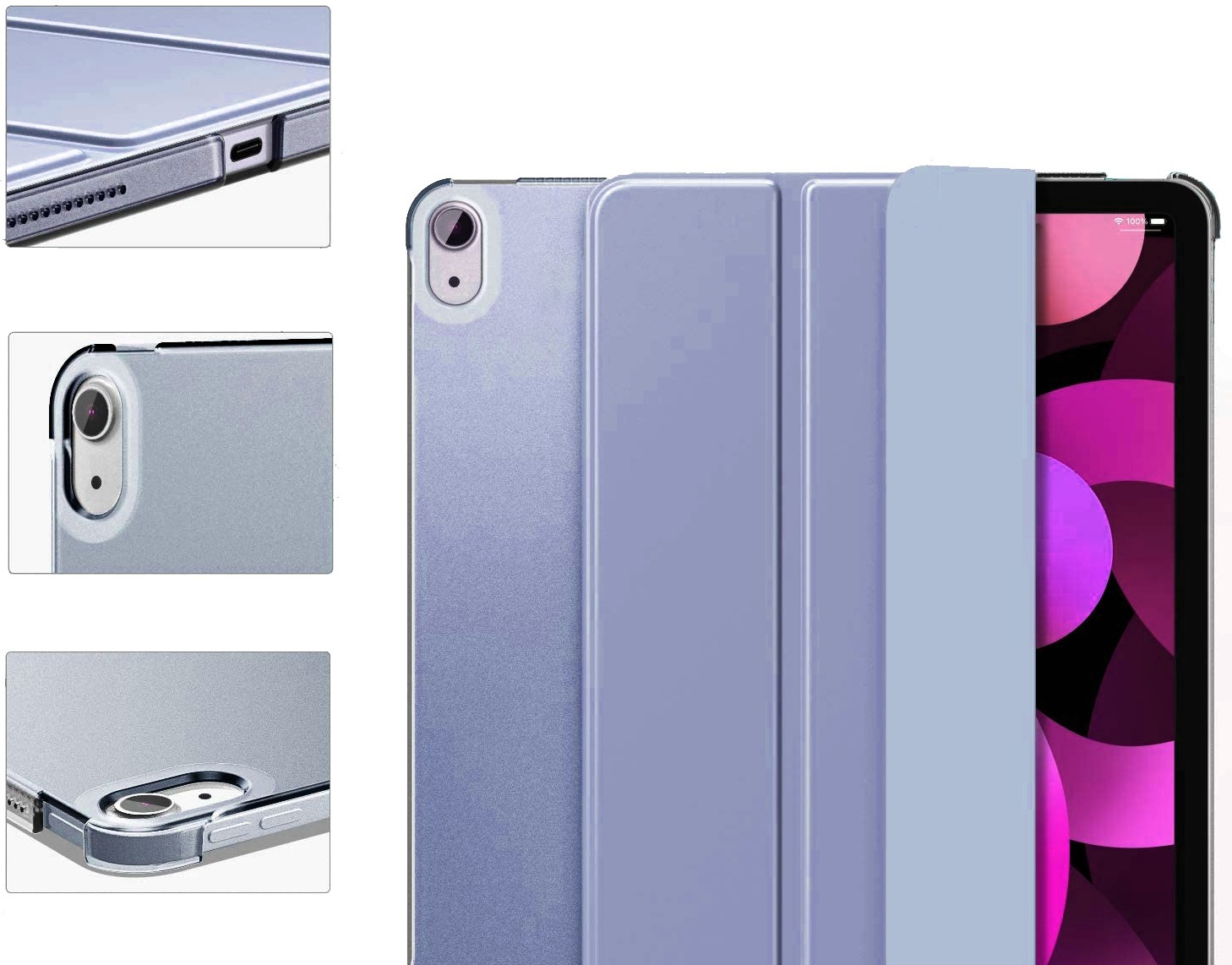 Чехол-книжка BeCover Smart Case для Apple iPad Air 10.9 2020/2021 Purple (705490) фото 3