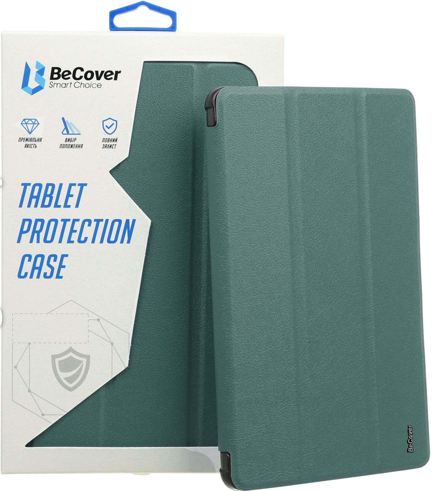 Чехол-книжка BeCover Smart Case для Samsung Galaxy Tab A9 SM-X115 8.7" Dark Green (709907) фото 8