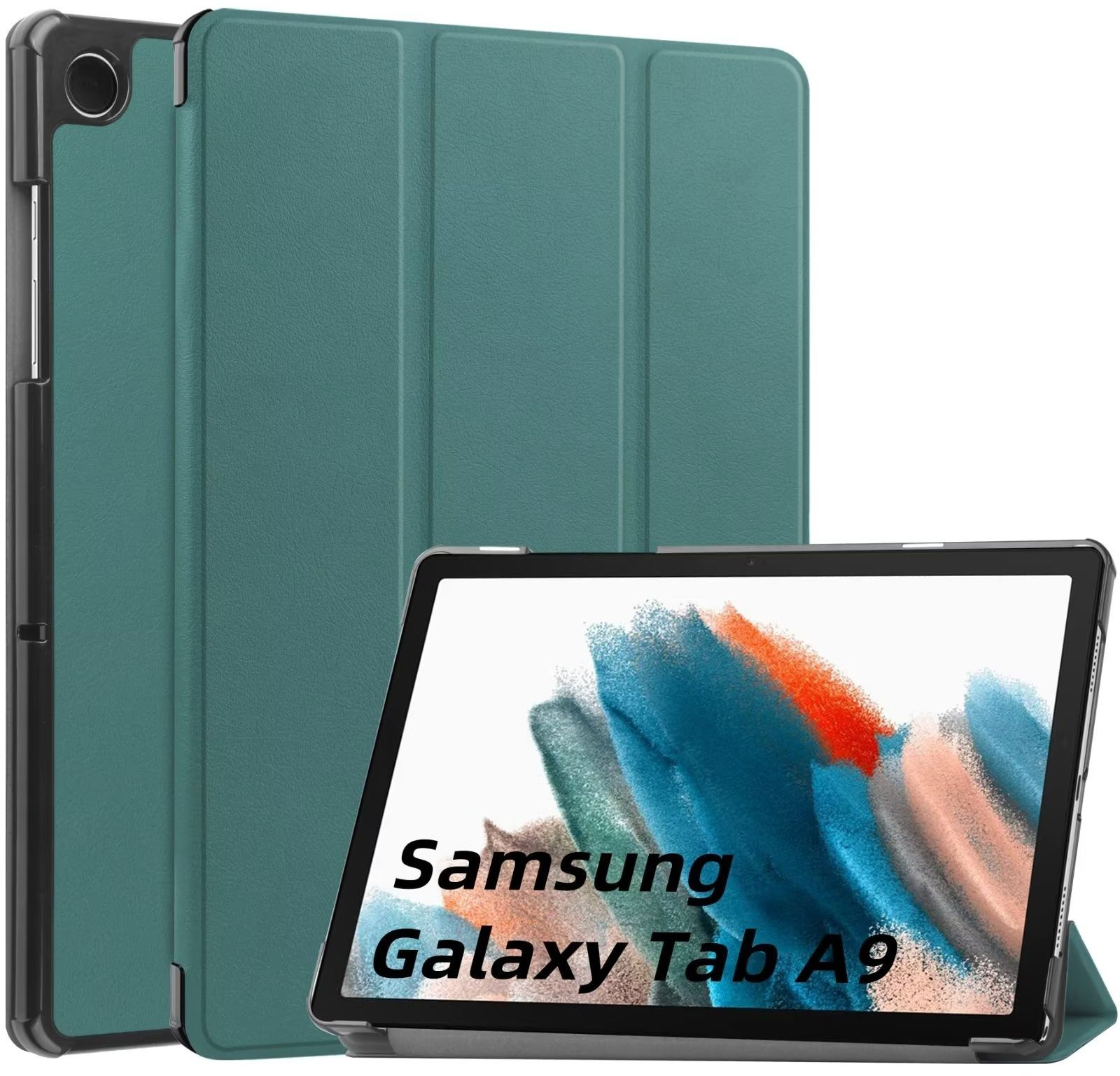 Чохол-книжка BeCover Smart Case Samsung Galaxy Tab A9 SM-X115 8.7" Dark Green (709907)фото2