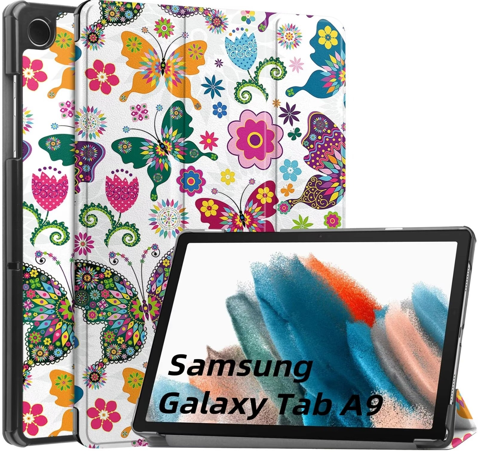 Чехол-книжка BeCover Smart Case для Samsung Galaxy Tab A9 SM-X115 8.7" Butterfly (709912) фото 2