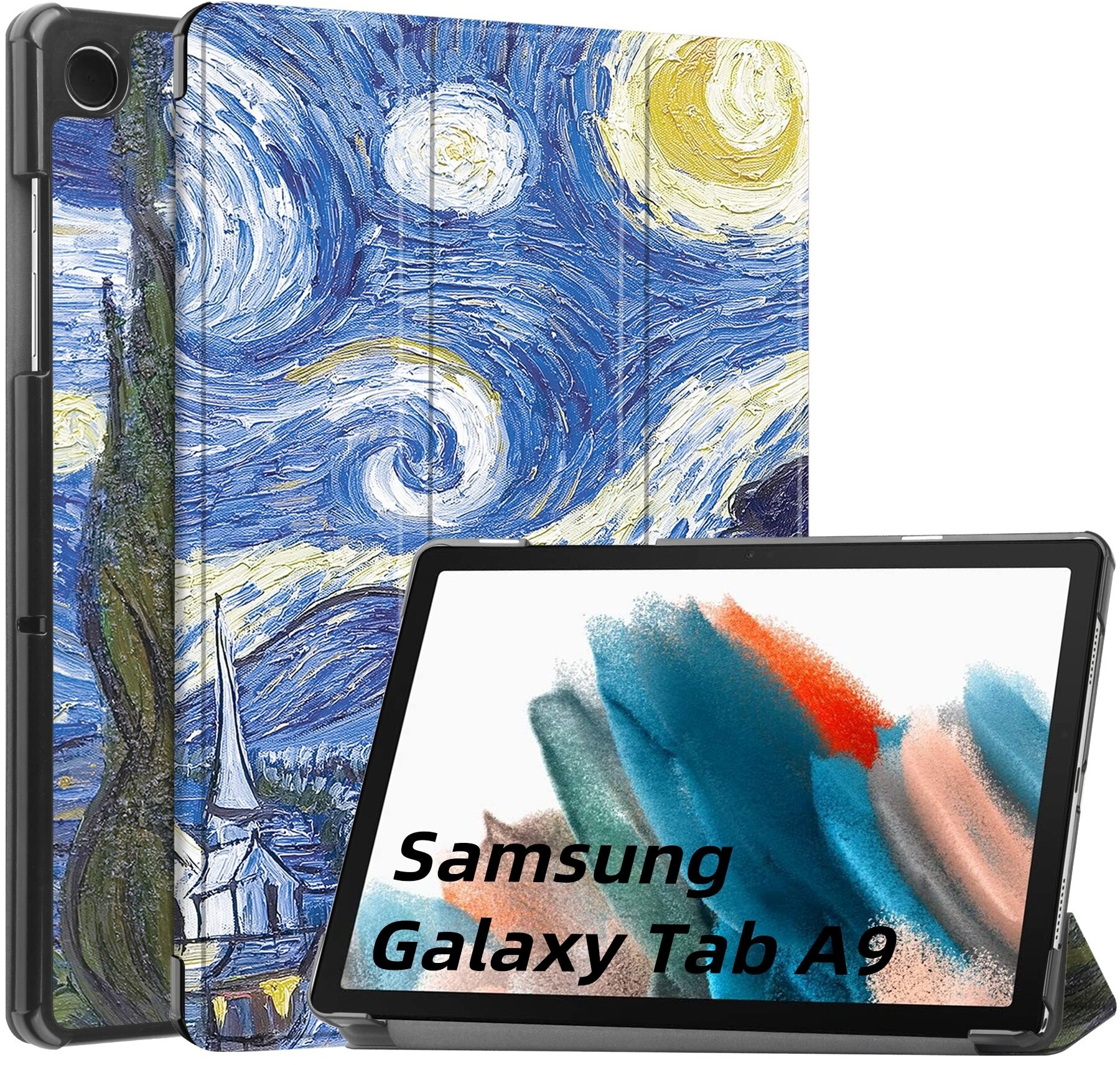 Чохол-книжка BeCover Smart Case Samsung Galaxy Tab A9 SM-X115 8.7" Night (709920)фото2
