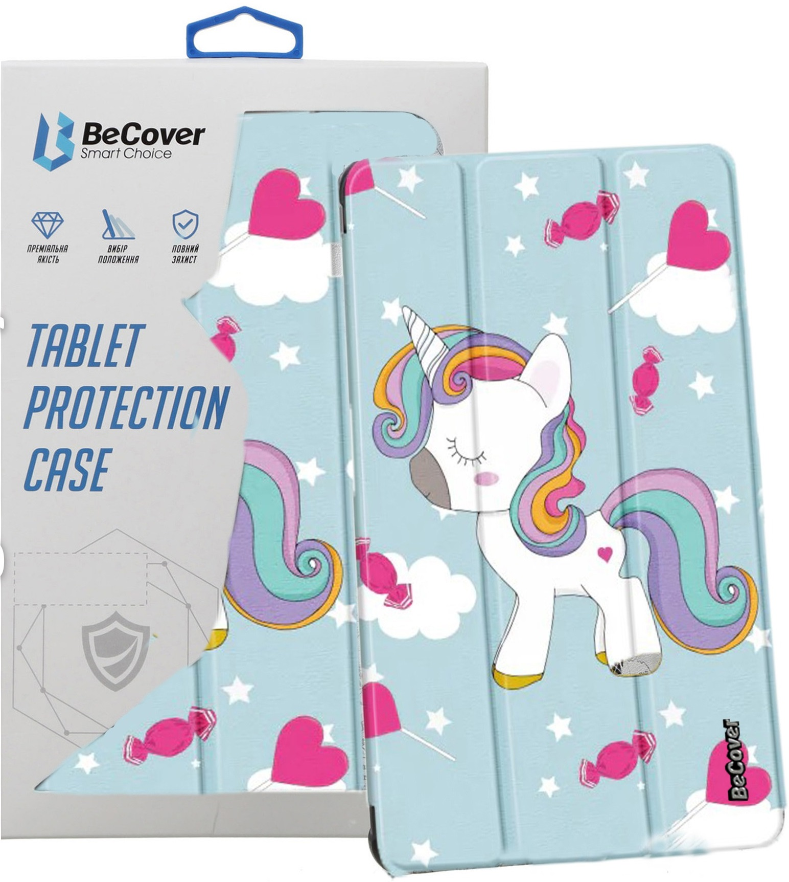 Чехол-книжка BeCover Smart Case для Samsung Galaxy Tab A9 SM-X115 8.7" Unicorn (709921) фото 6