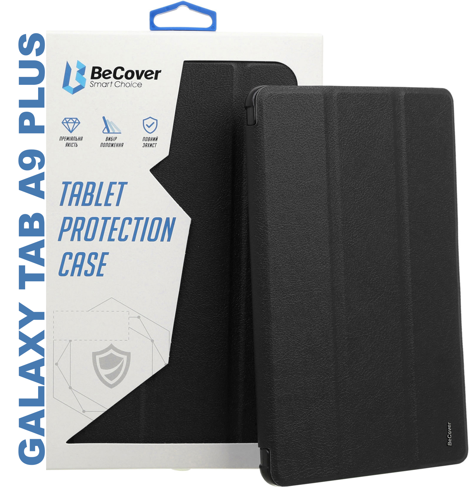 Чехол-книжка BeCover Smart Case для Samsung Galaxy Tab A9 Plus 11.0" Black (710302) фото 5