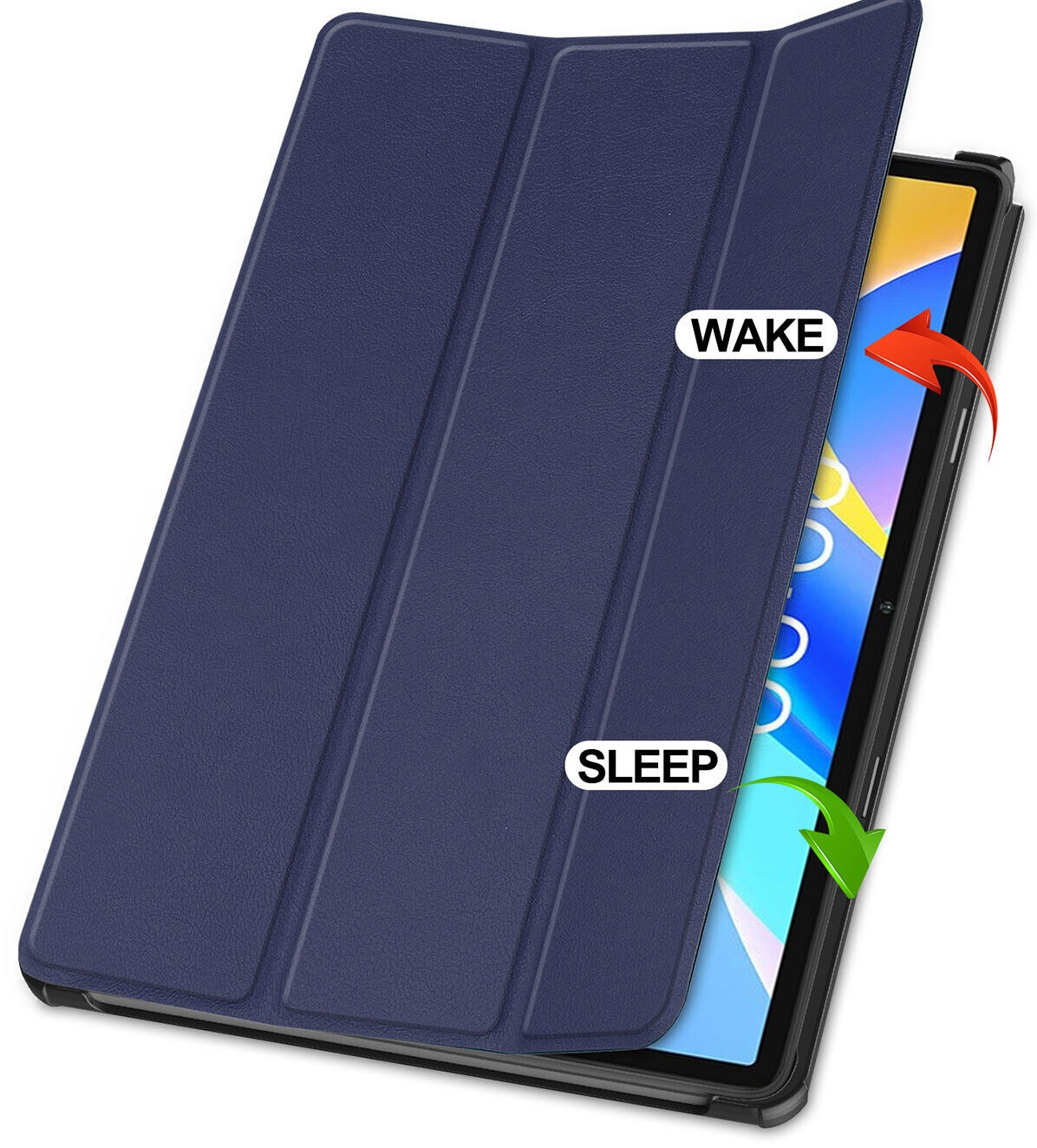 Чехол-книжка BeCover Smart Case для Samsung Galaxy Tab A9 Plus 11.0" Deep Blue (710303)фото3