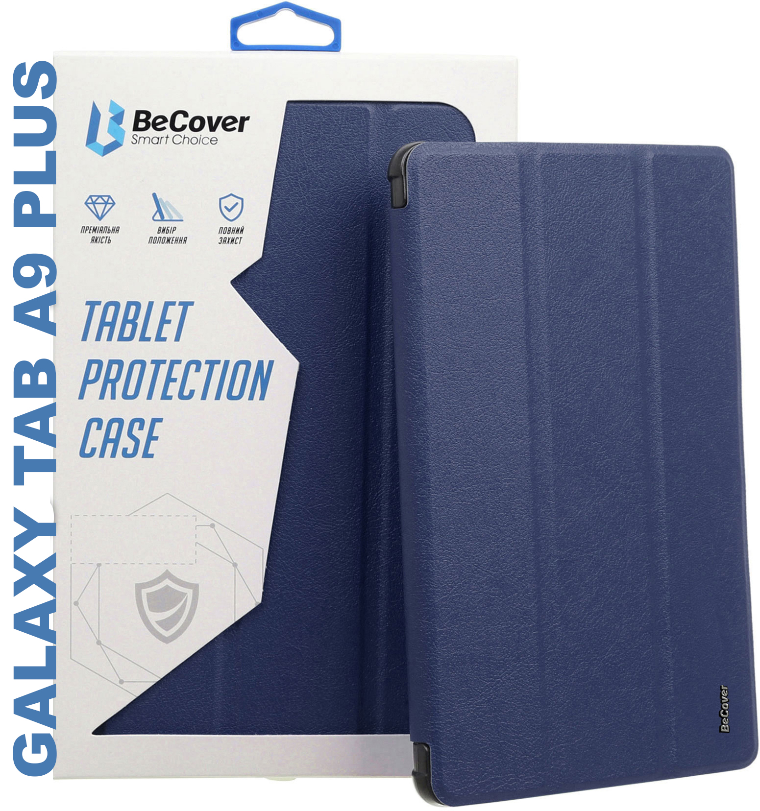 Чехол-книжка BeCover Smart Case для Samsung Galaxy Tab A9 Plus 11.0" Deep Blue (710303)фото4