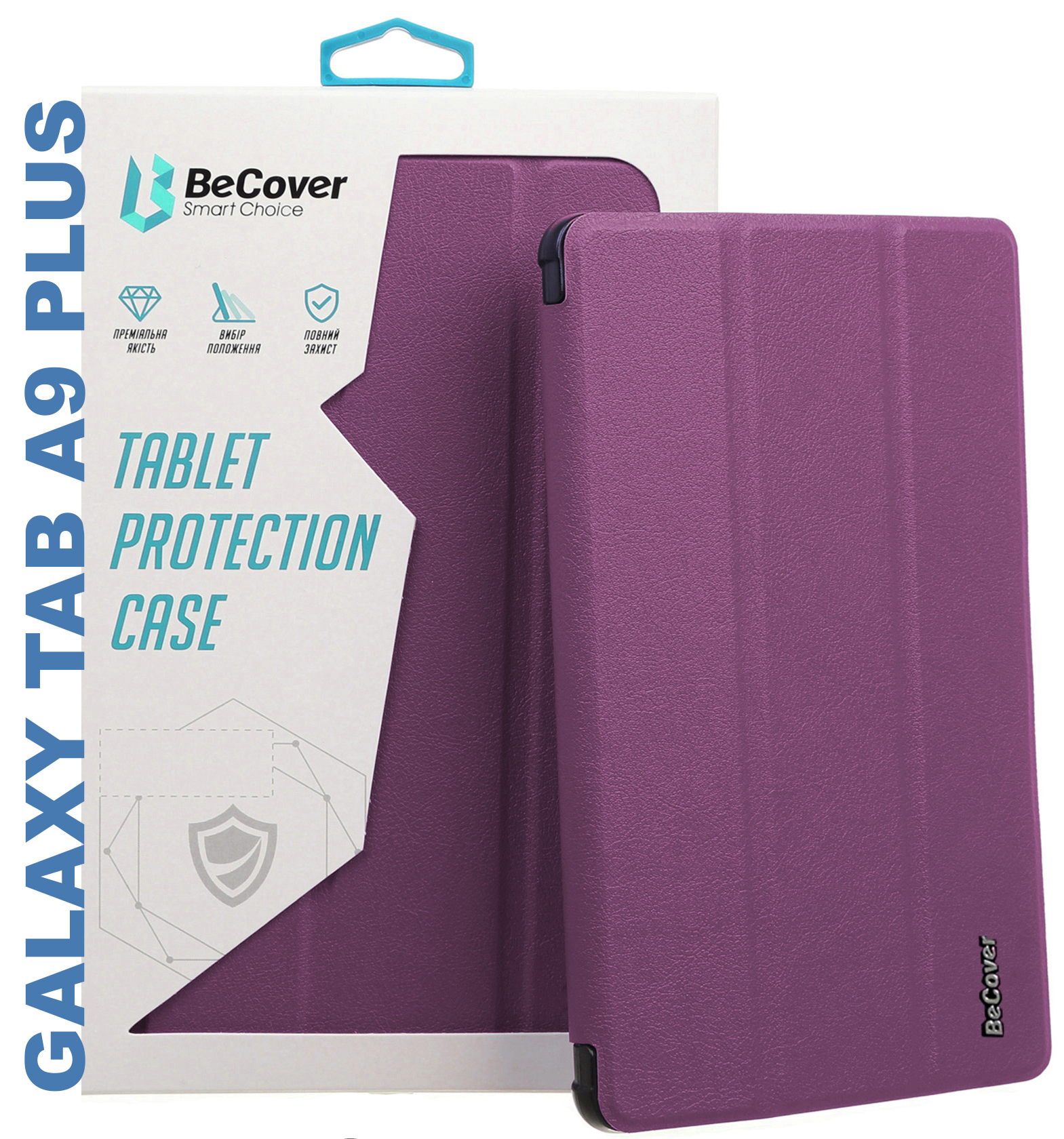 Чохол-книжка BeCover Smart Case Samsung Galaxy Tab A9 Plus 11.0" Purple (710304)фото5