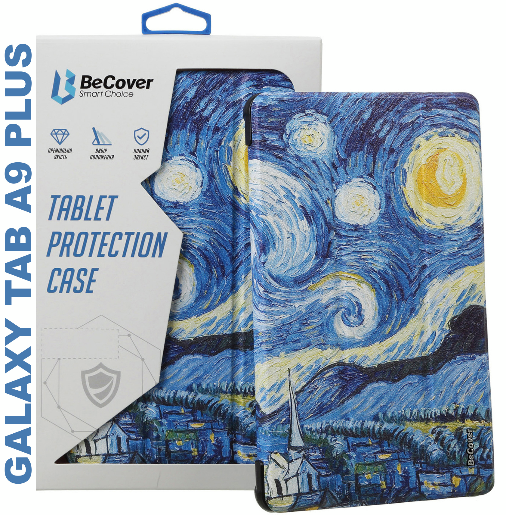 Чехол-книжка BeCover Smart Case для Samsung Galaxy Tab A9 Plus 11.0" Night (710320) фото 4